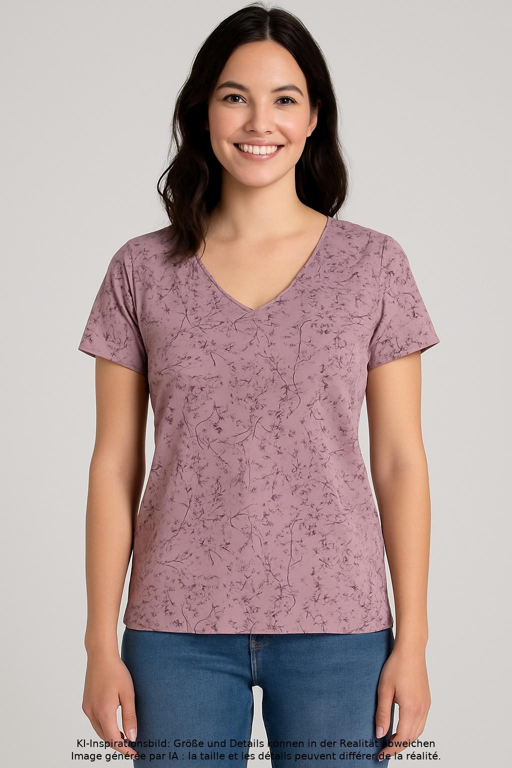 

Deerberg Damen T-Shirt, flieder, Gr. 36