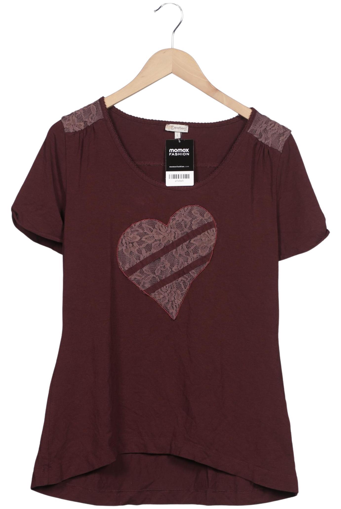 

Deerberg Damen T-Shirt, bordeaux, Gr. 42
