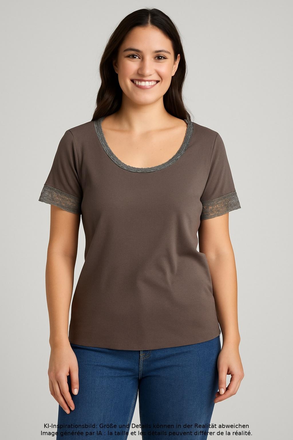 

Deerberg Damen T-Shirt, grau, Gr. 44