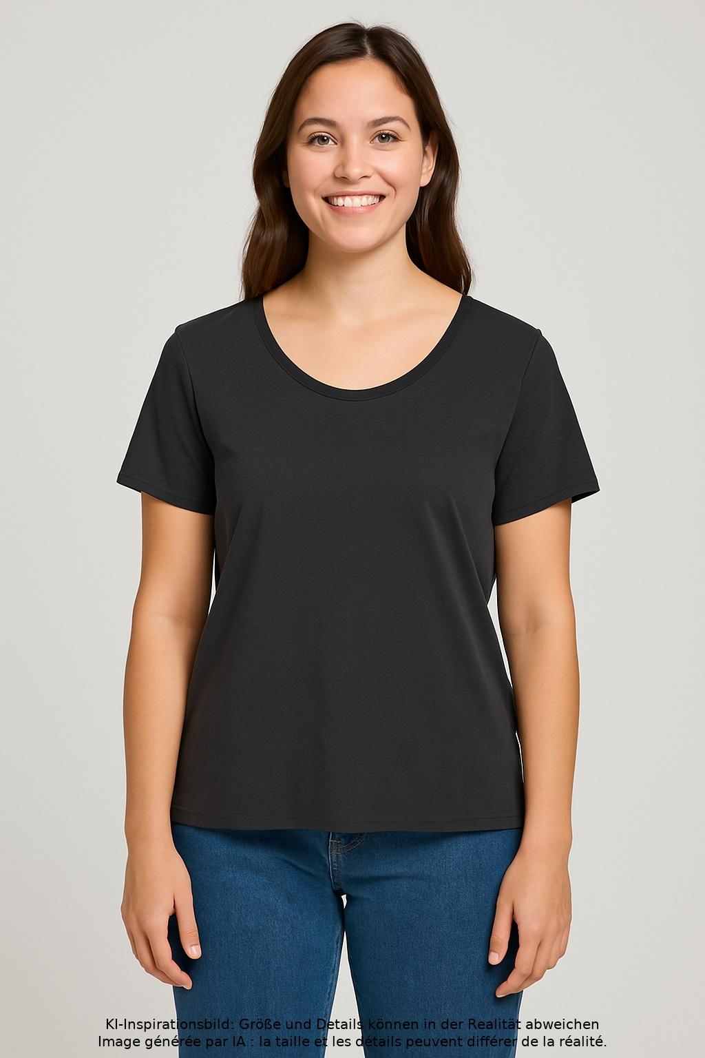 

Deerberg Damen T-Shirt, grau, Gr. 42