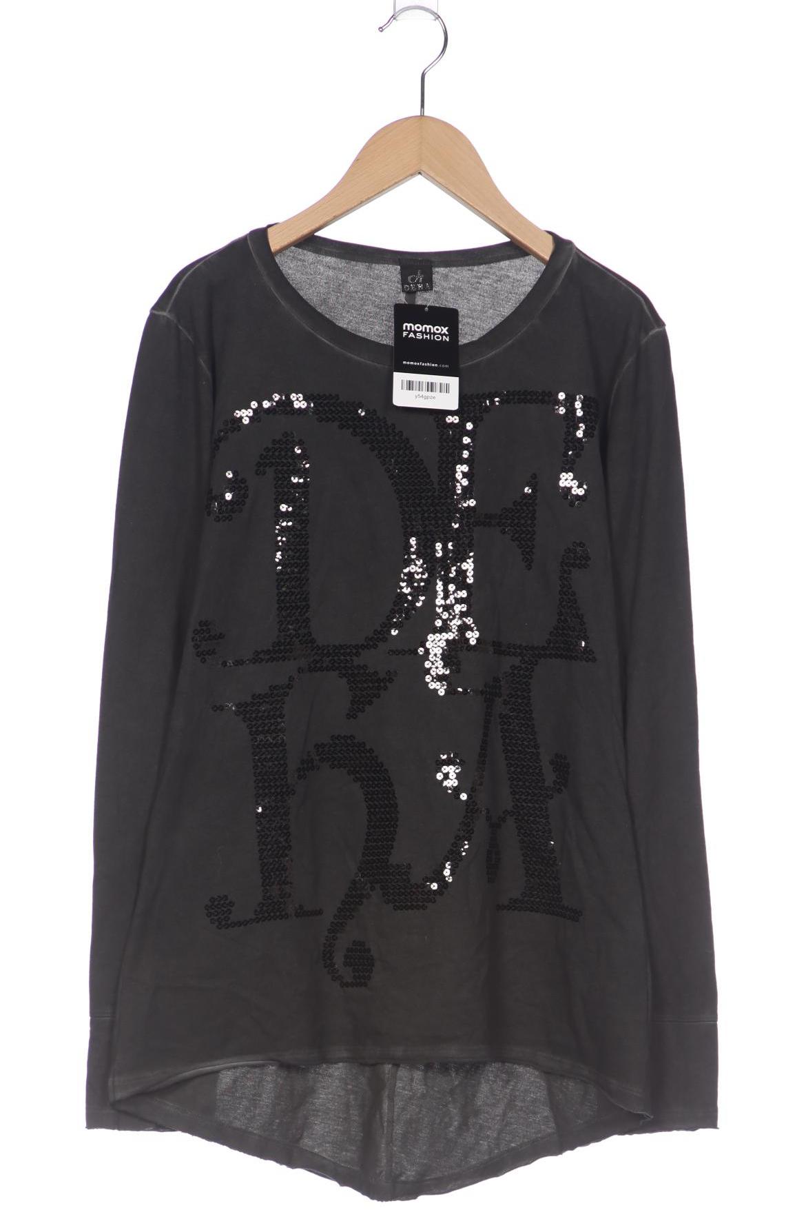 

Deha Damen Langarmshirt, grau, Gr. 36