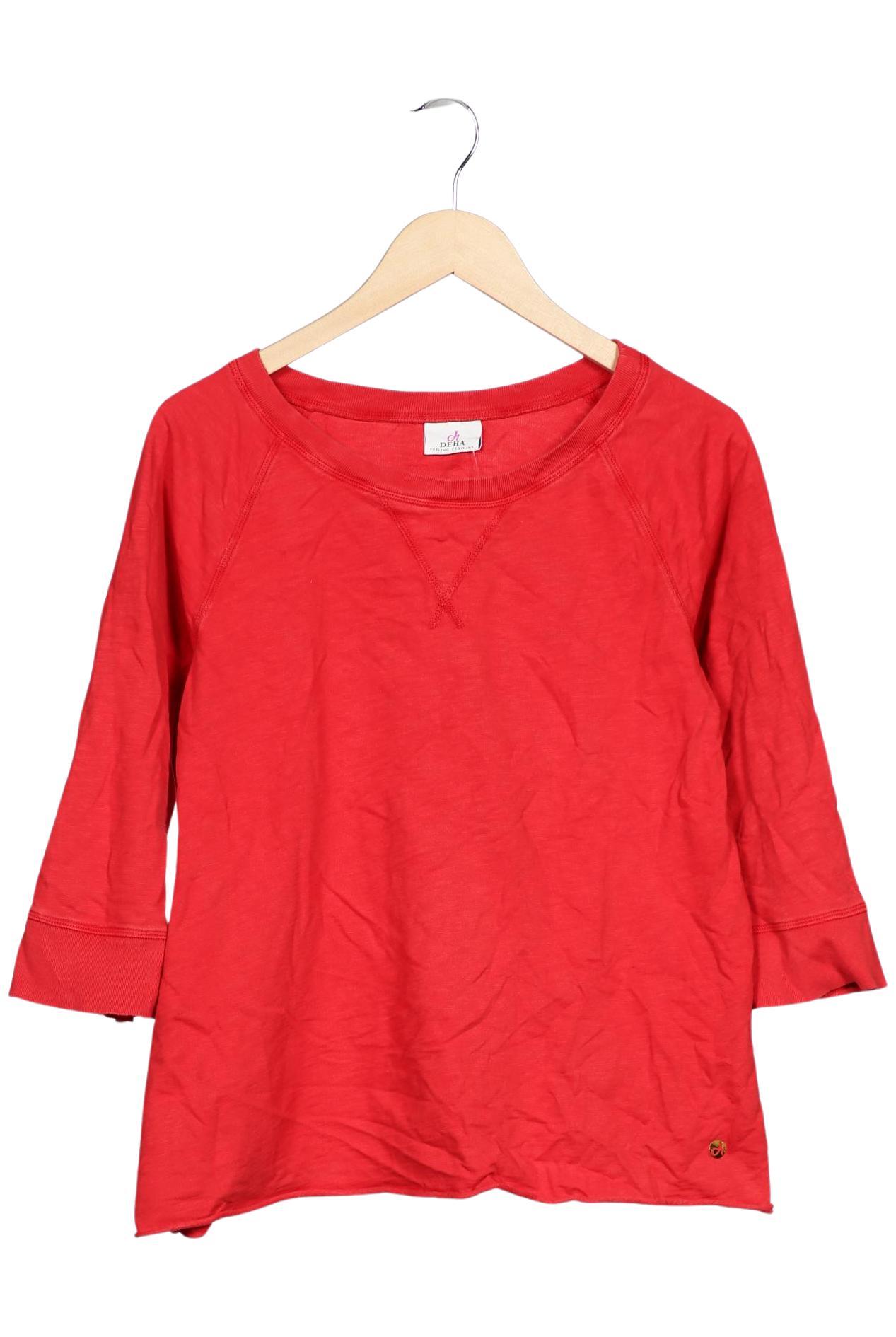 

Deha Damen Langarmshirt, rot, Gr. 38