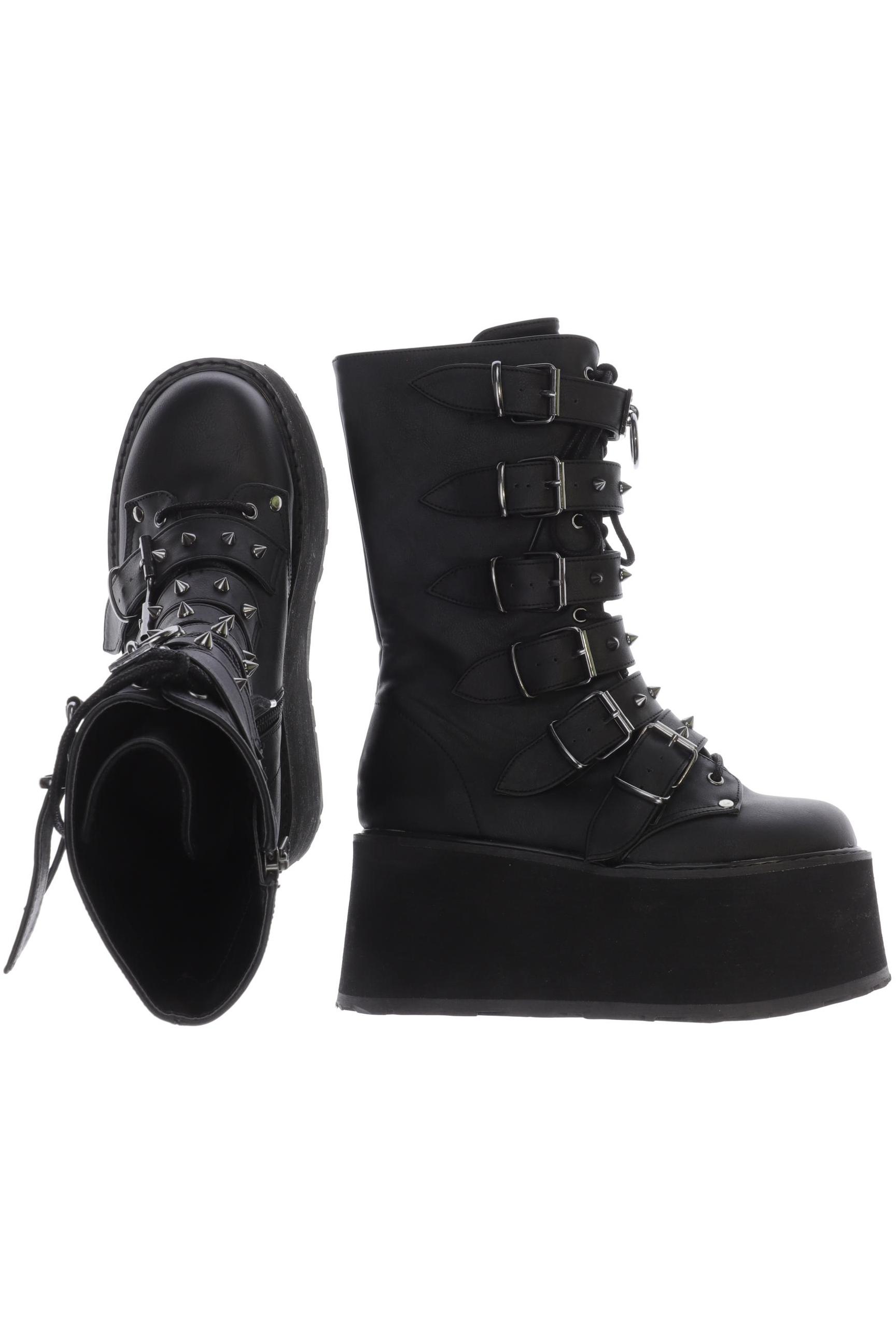 

Demonia Damen Stiefel, schwarz, Gr. 8