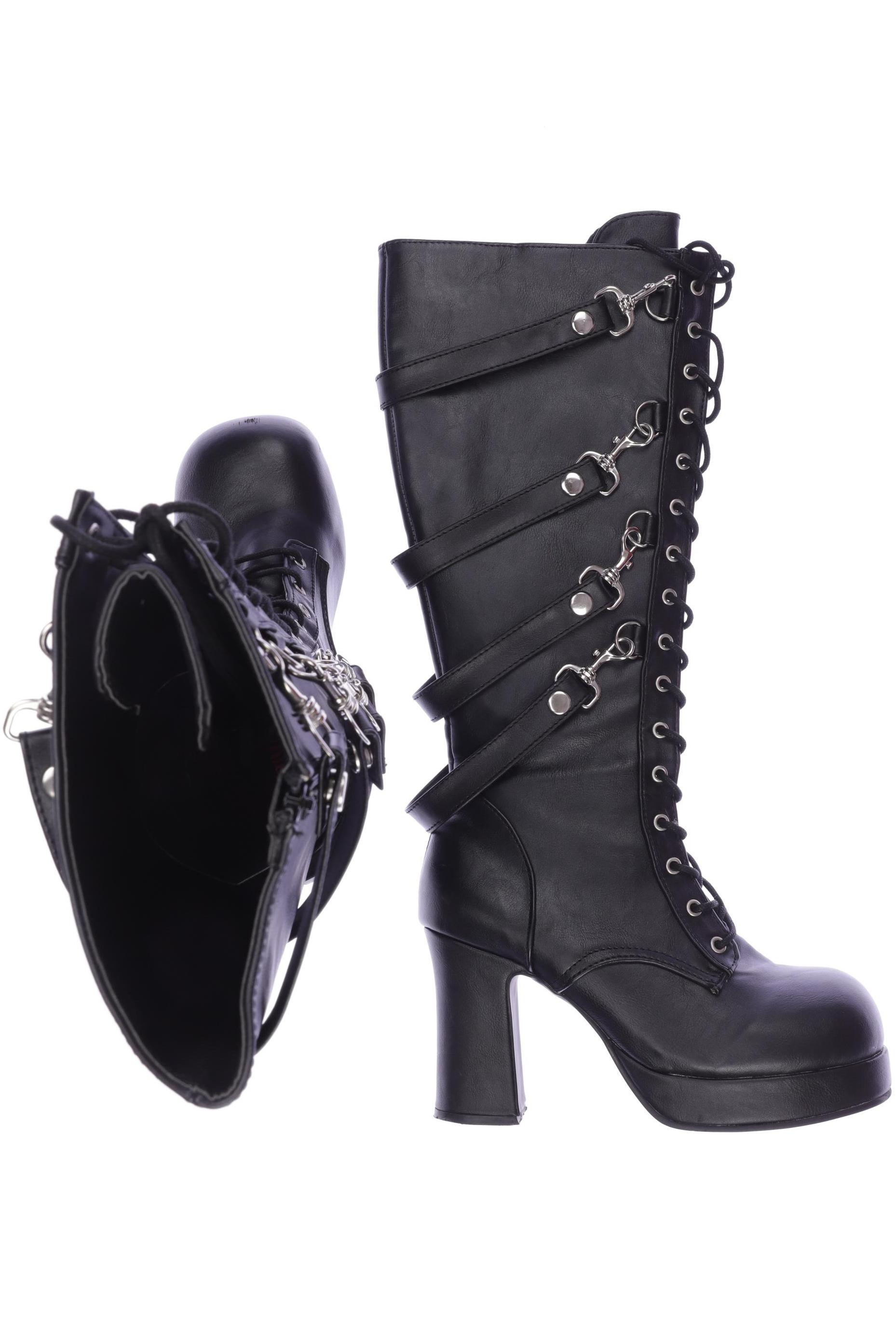

Demonia Damen Stiefel, schwarz