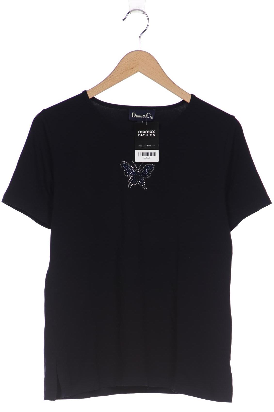 

Denim Co. Damen T-Shirt, marineblau