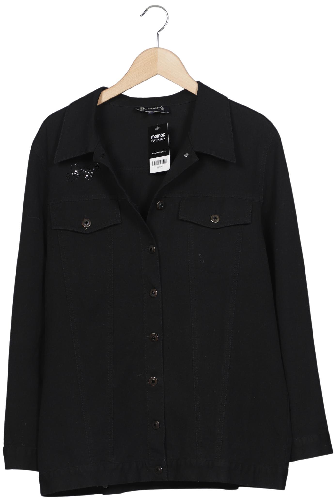 

Denim & Co. Damen Jacke, schwarz, Gr. 42