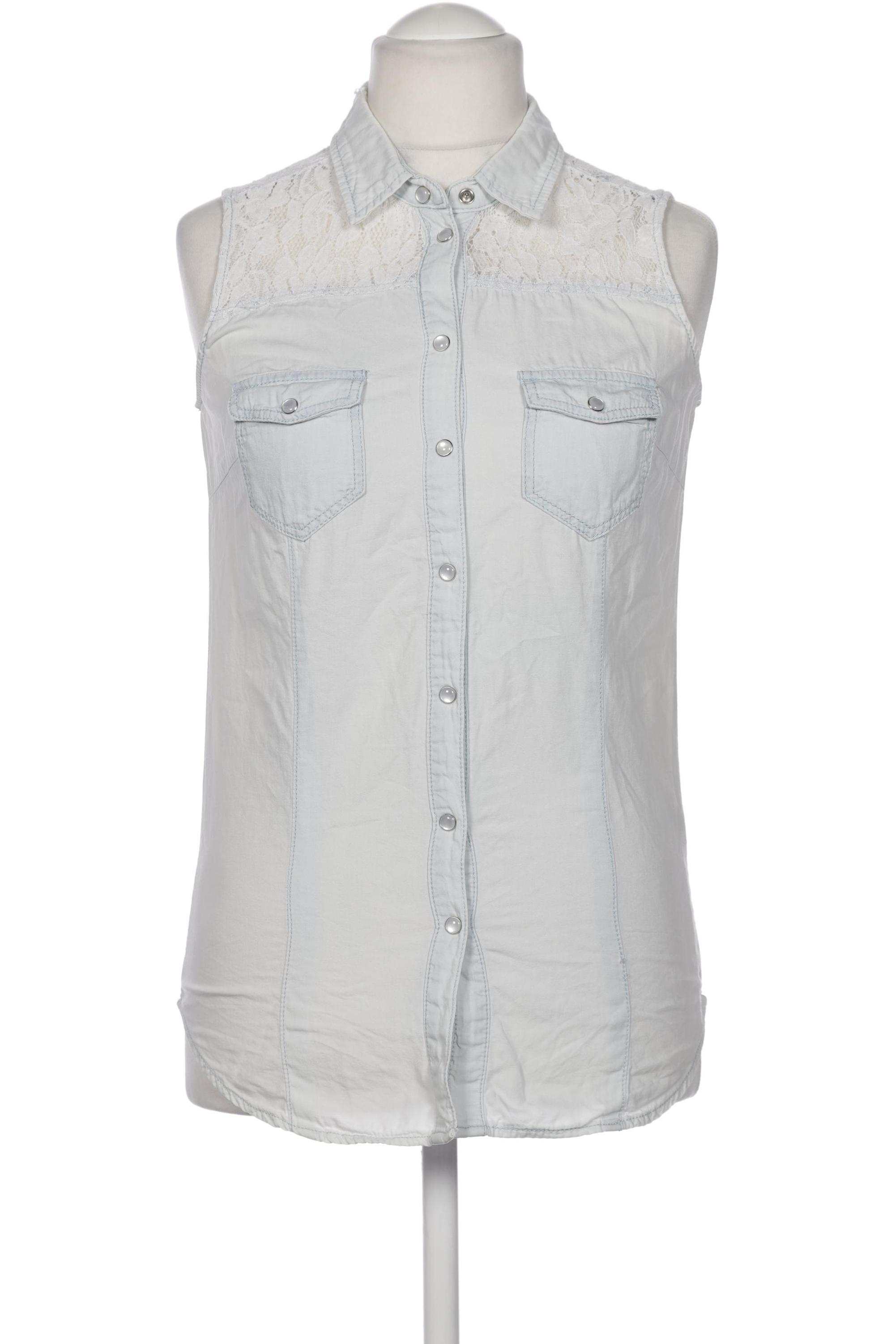 

Denim Co. Damen Bluse, hellblau, Gr. 36