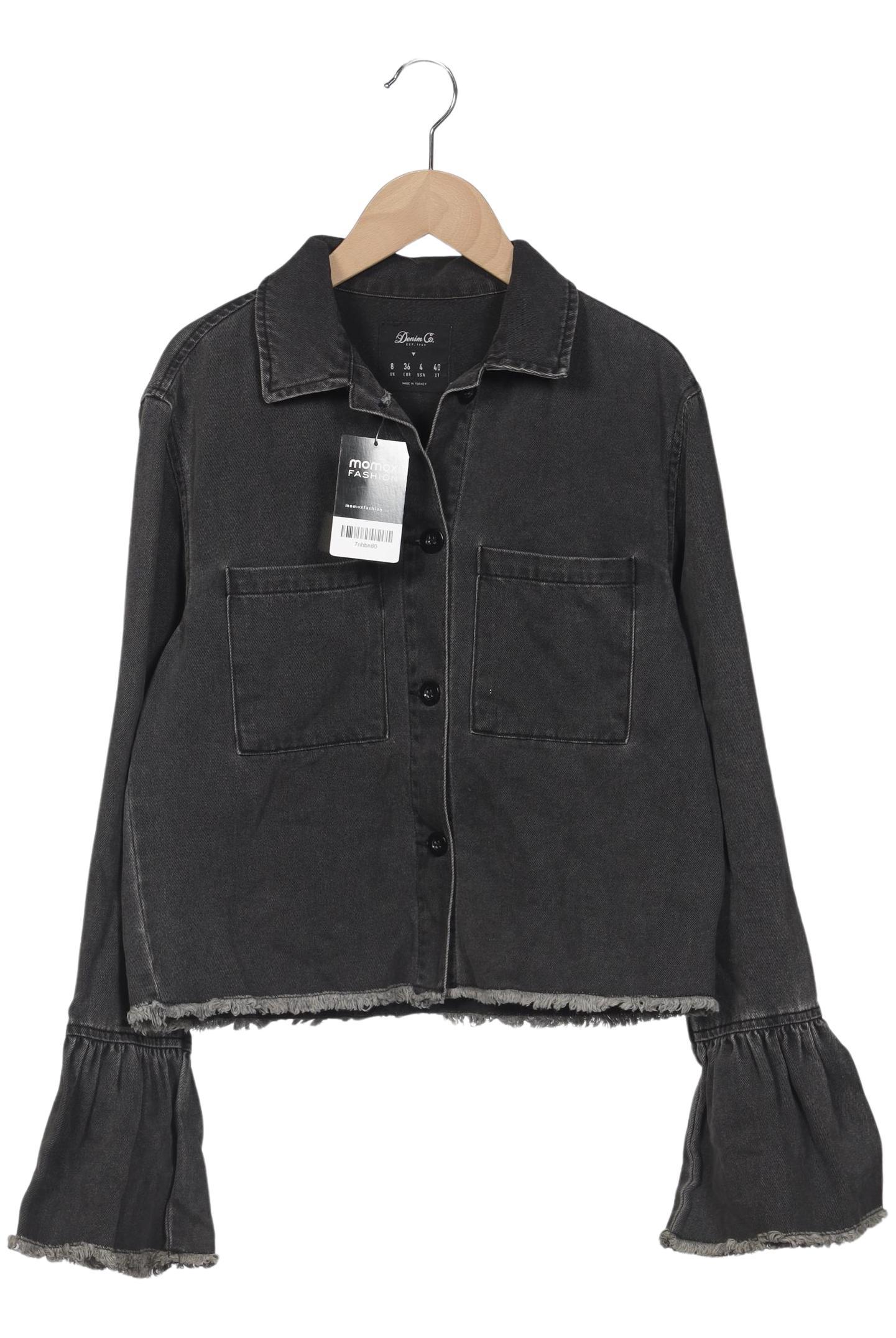 

Denim Co. Damen Jacke, grau, Gr. 36