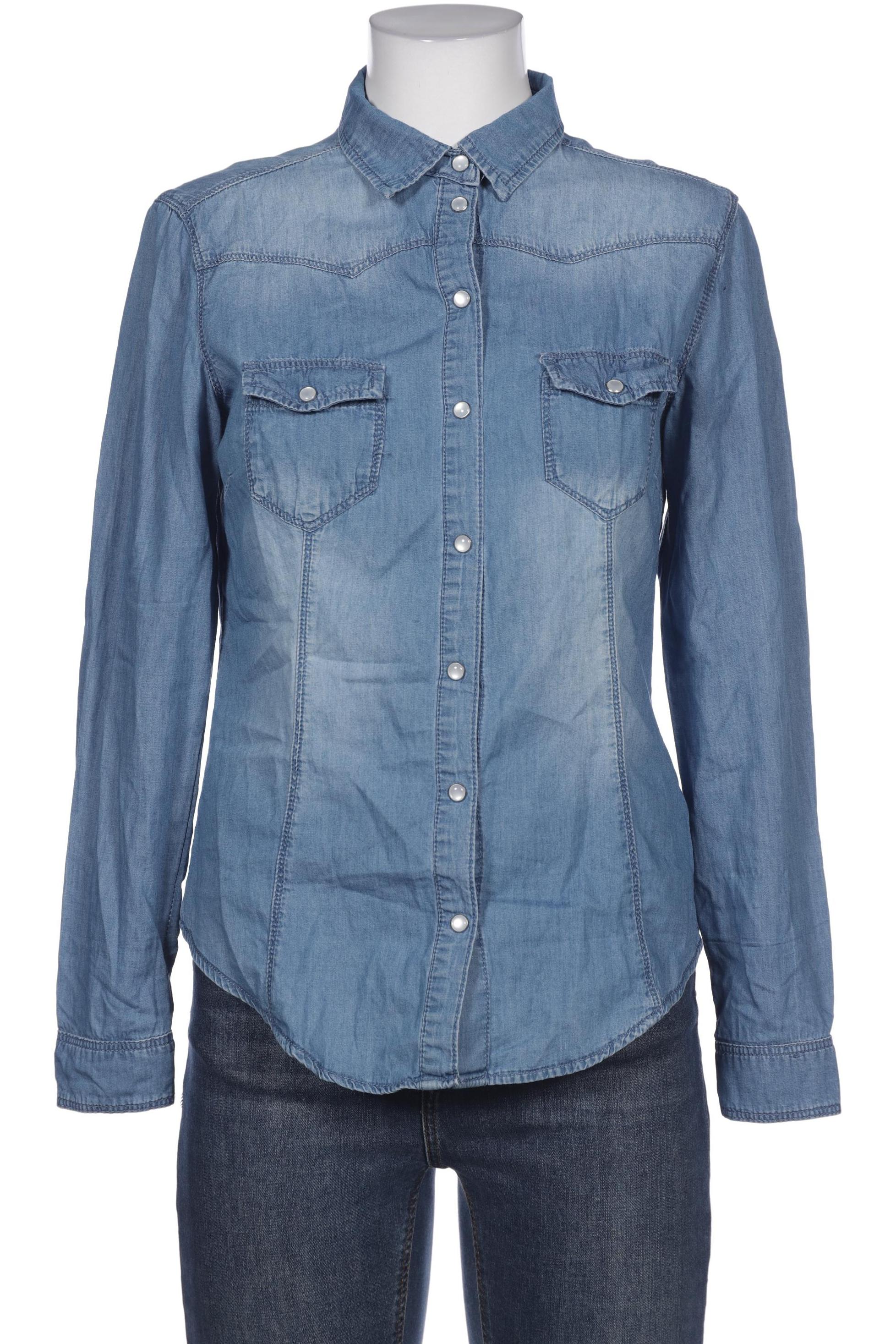 

Denim Co. Damen Bluse, blau