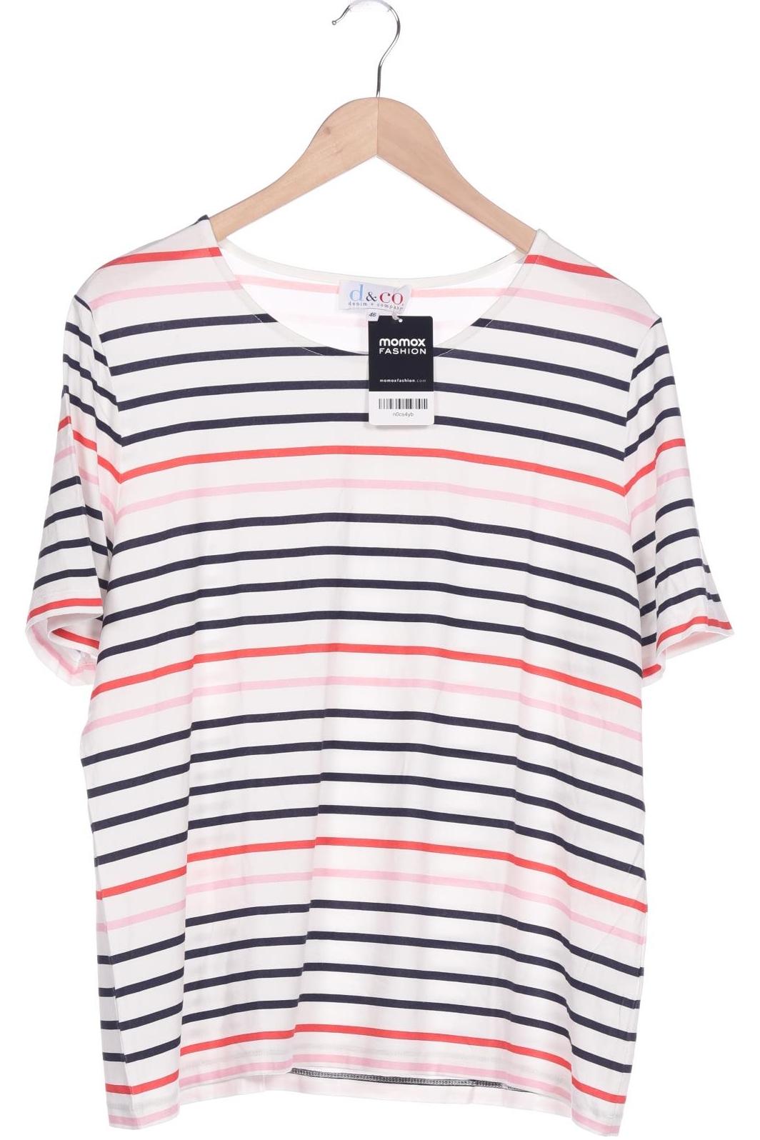 

Denim & Co. Damen T-Shirt, weiß, Gr. 46