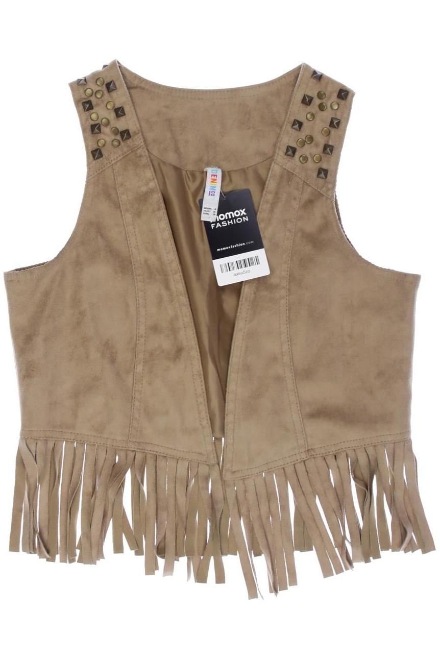 

Denim Co. Damen Weste, beige, Gr. 34