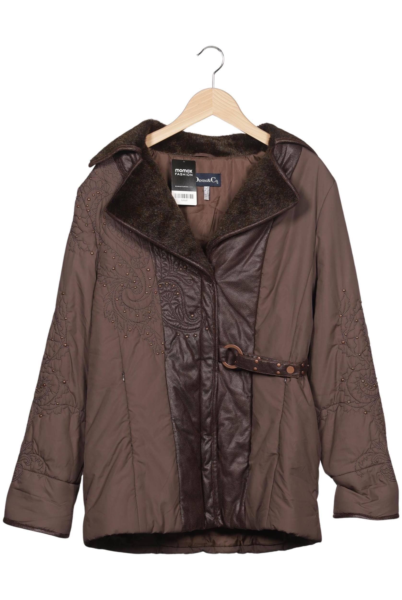 

Denim & Co. Damen Mantel, braun, Gr. 40