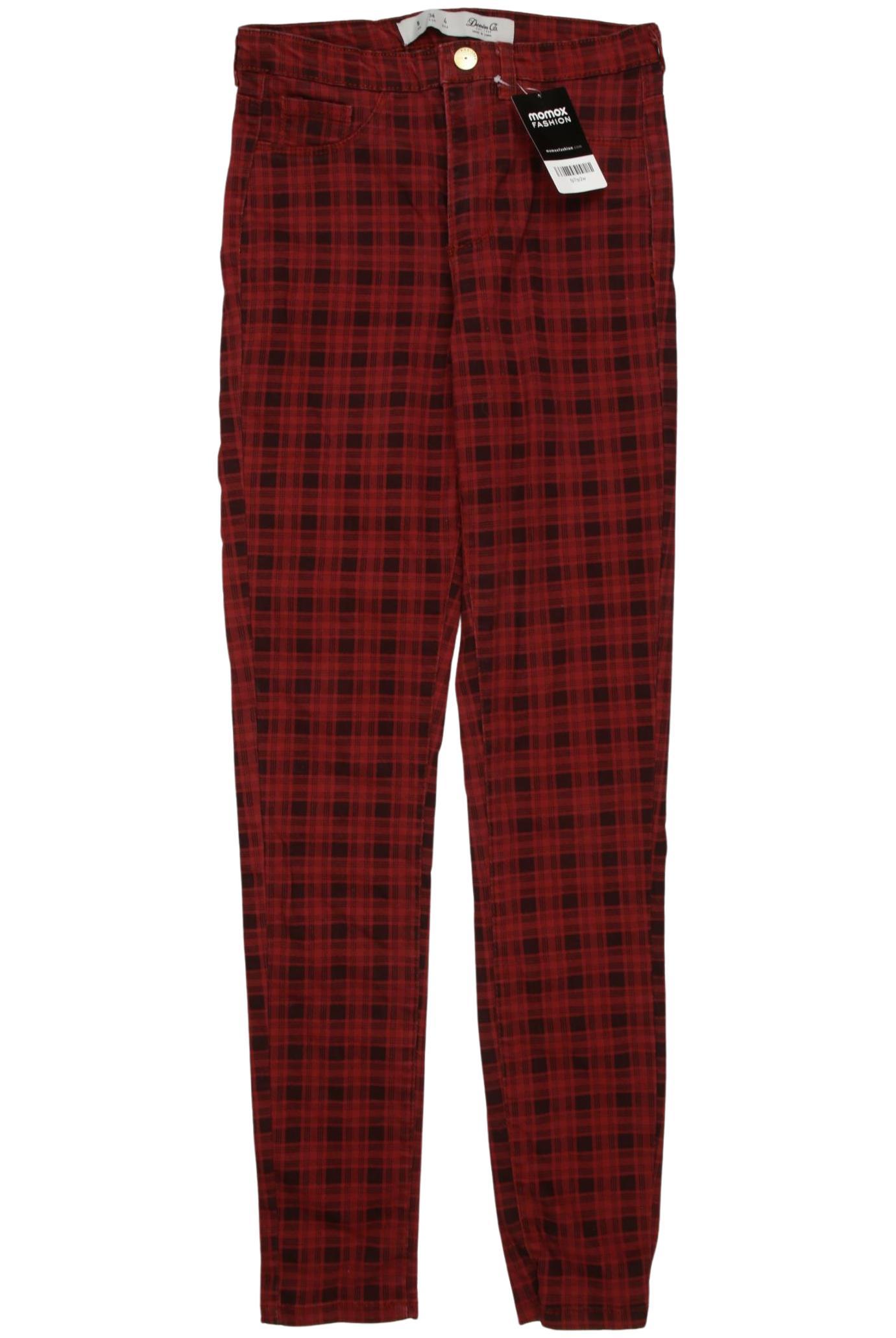 

Denim Co. Damen Stoffhose, rot, Gr. 36