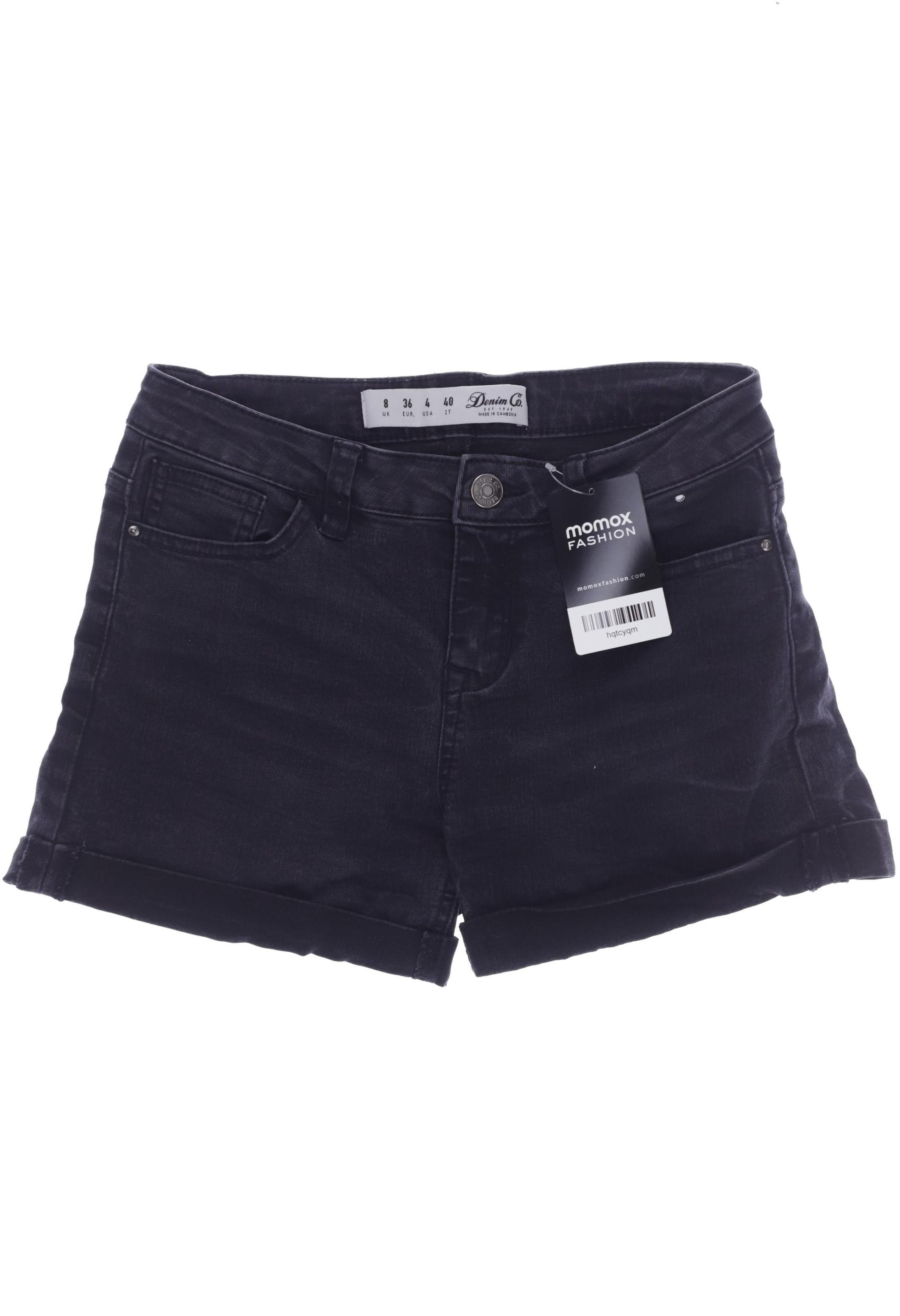 

Denim & Co. Damen Shorts, schwarz