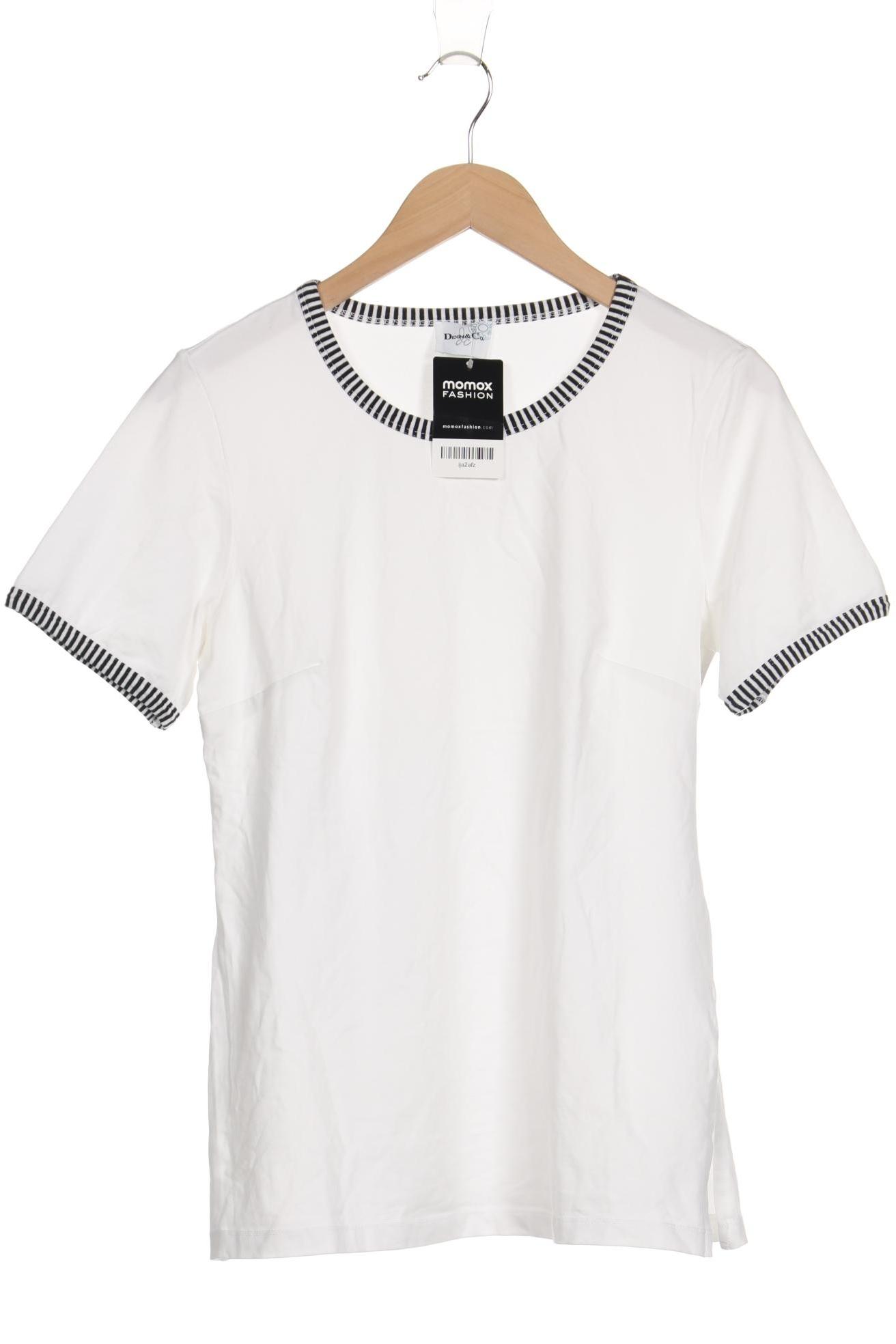 Thumbnail - Denim &amp; Co. Damen T-Shirt, weiß, Gr. 42