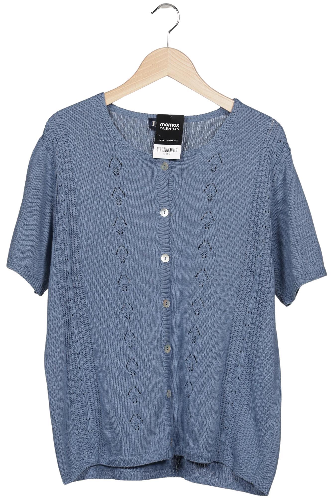 

Denim & Co. Damen Strickjacke, blau, Gr. 46