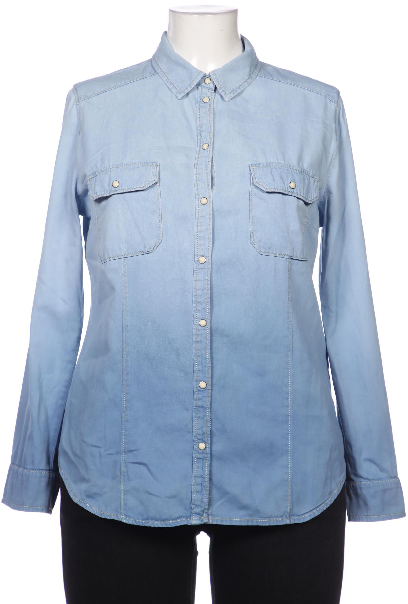 

Denim & Co. Damen Bluse, hellblau