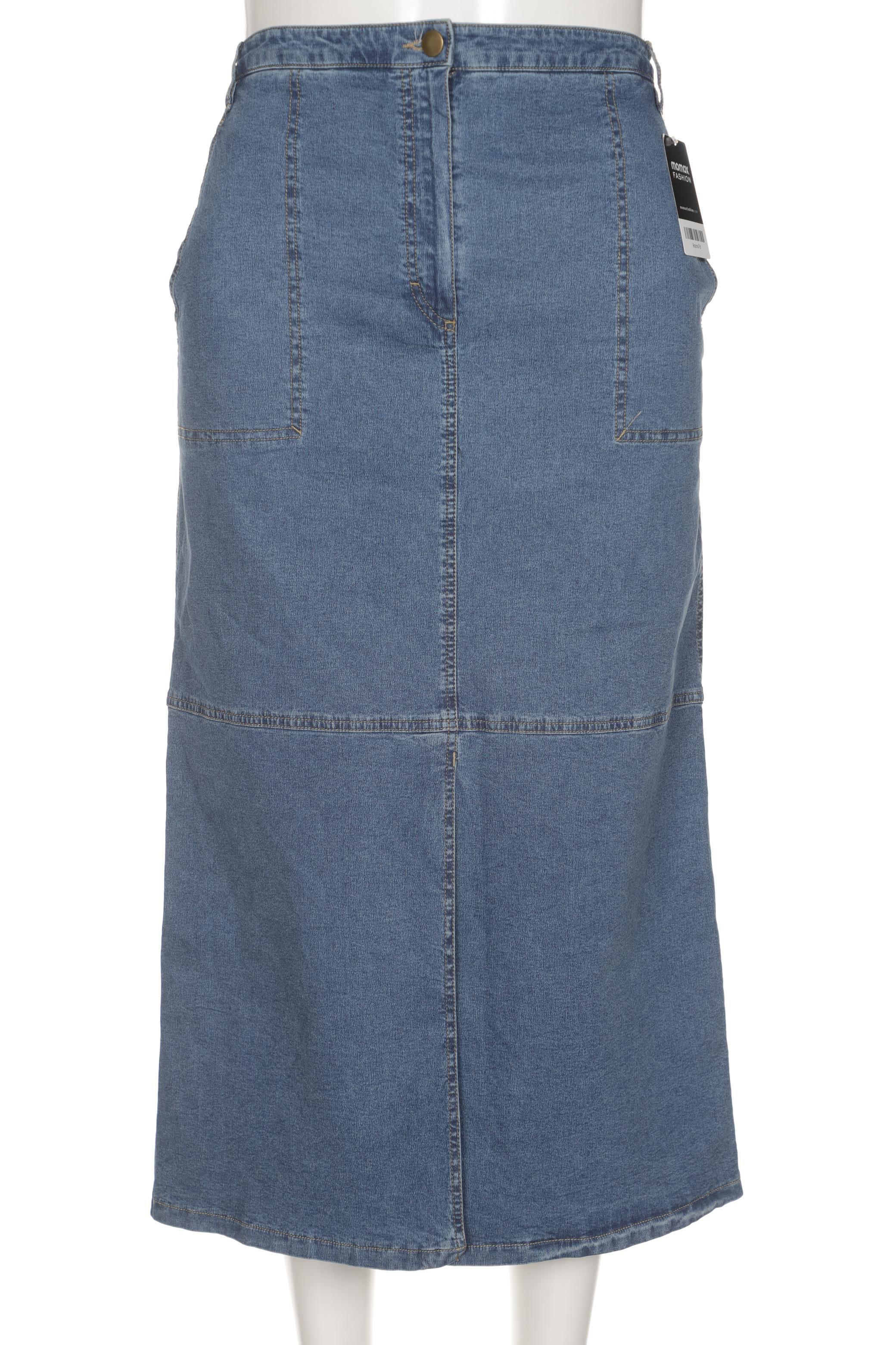 

Denim & Co. Damen Rock, blau, Gr. 44