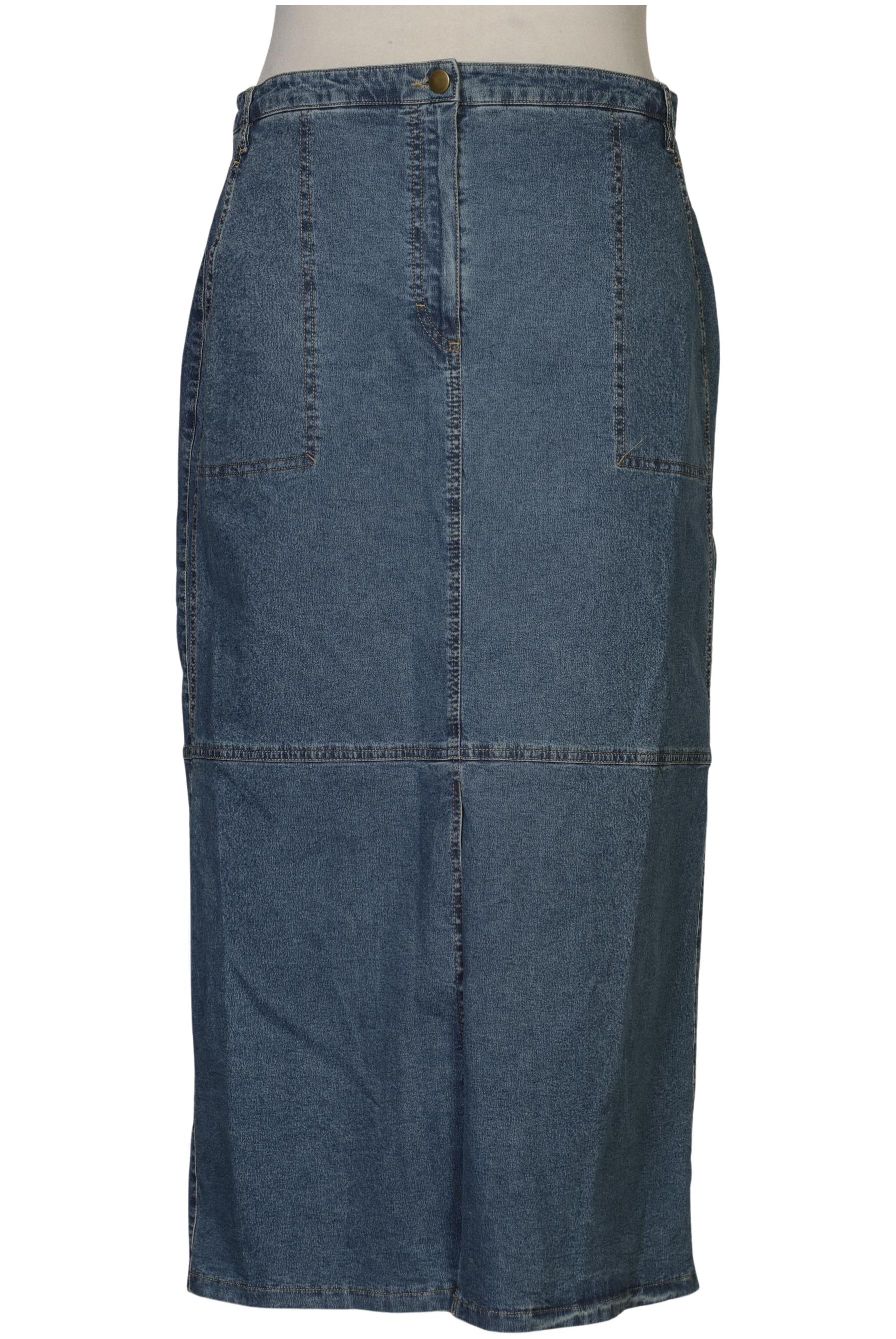 

Denim & Co. Damen Rock, blau, Gr. 44