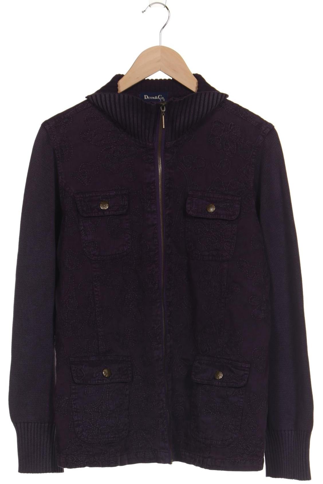 

Denim & Co. Damen Strickjacke, flieder, Gr. 44