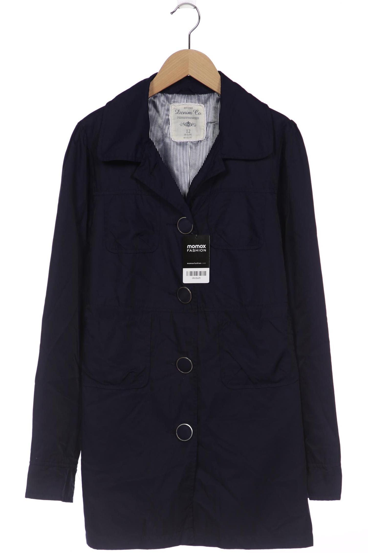 

Denim & Co. Damen Mantel, marineblau, Gr. 38