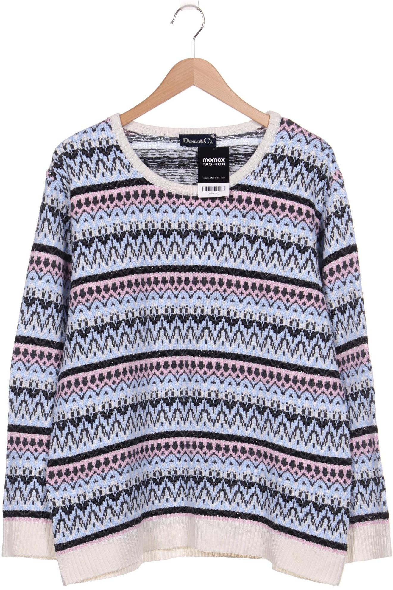 

Denim & Co. Damen Pullover, blau