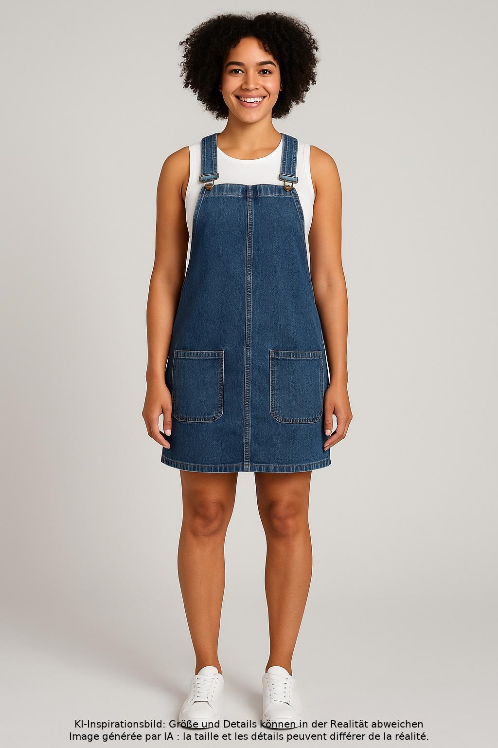 

Denim Co. Damen Kleid, blau, Gr. 38