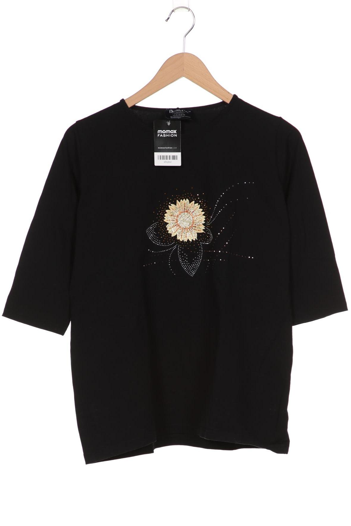 

Denim & Co. Damen Langarmshirt, schwarz