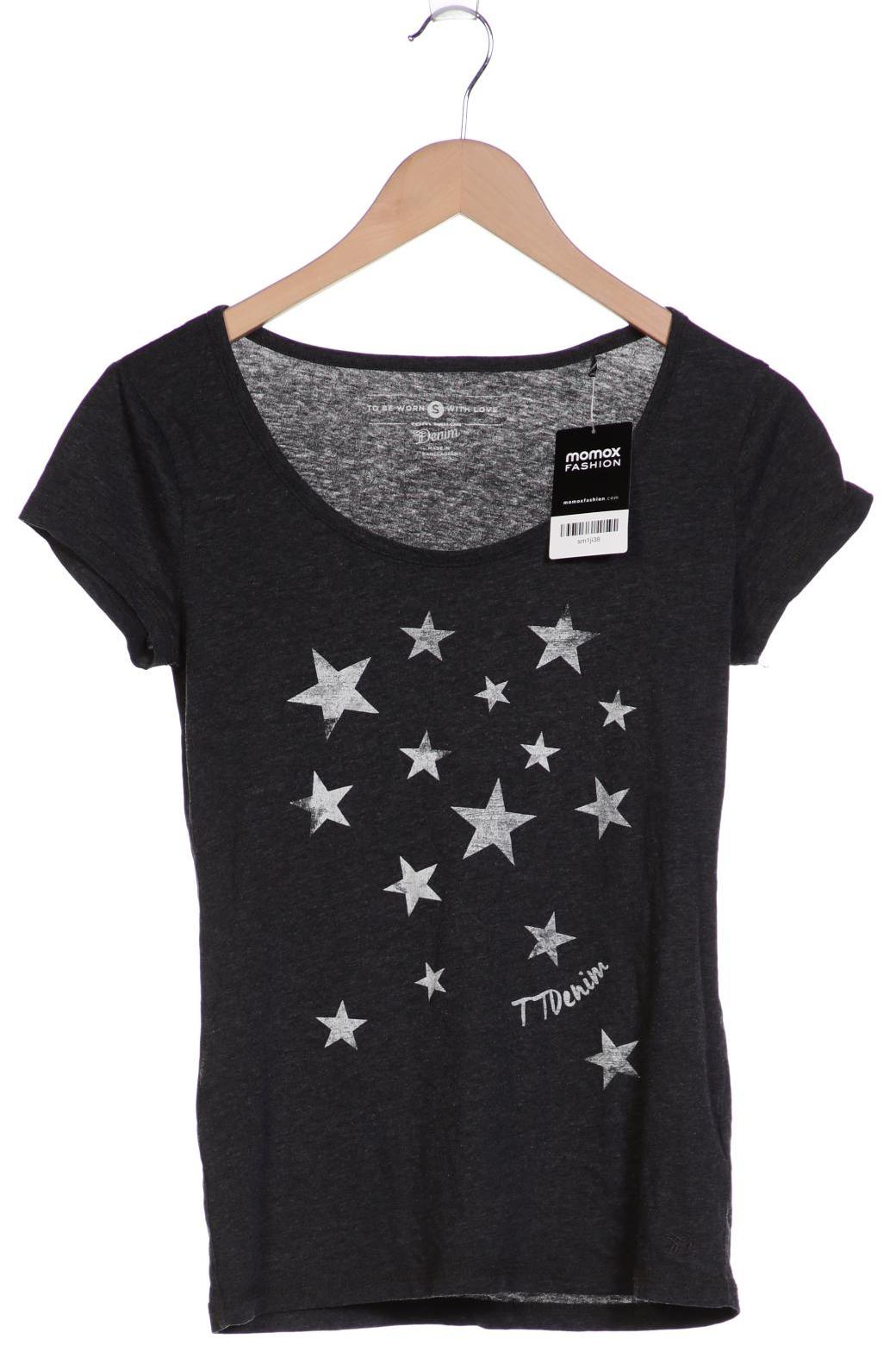 

Denim Co. Damen T-Shirt, schwarz