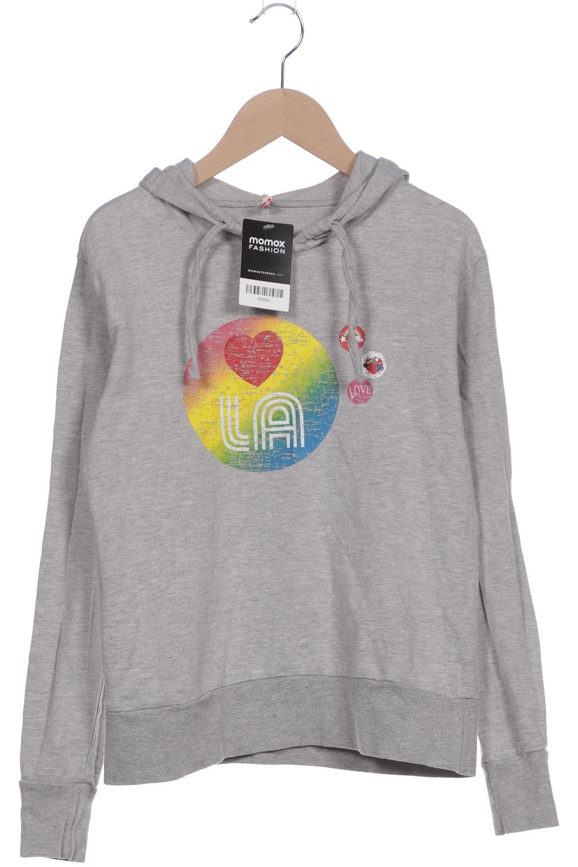 

Denim Co. Damen Kapuzenpullover, grau, Gr. 38