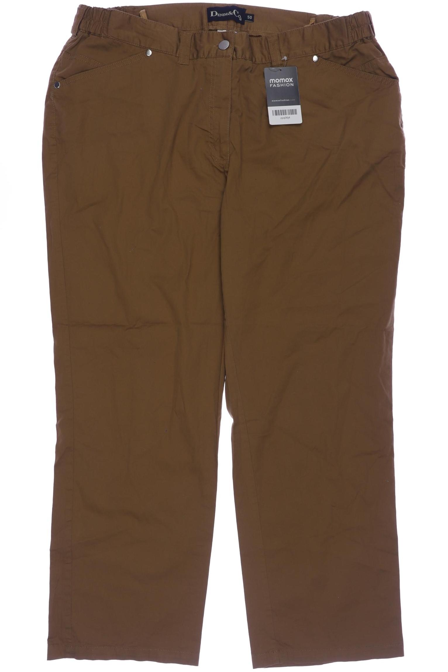 

Denim & Co. Damen Stoffhose, braun, Gr. 50