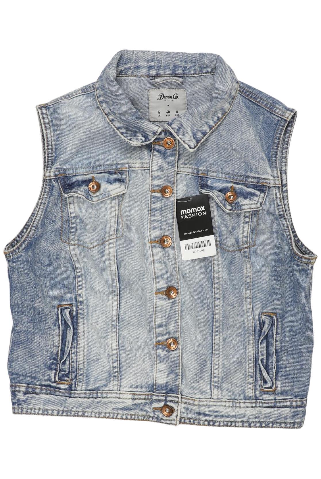 

Denim & Co. Damen Weste, blau, Gr. 40
