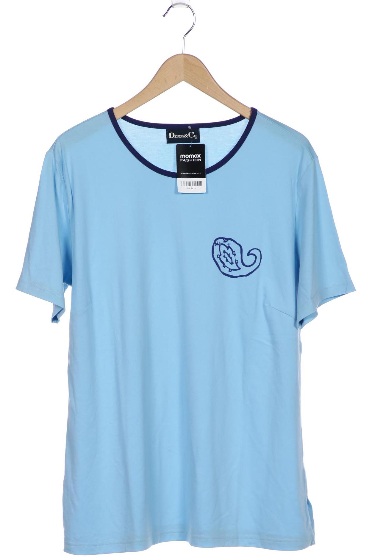 

Denim & Co. Damen T-Shirt, hellblau