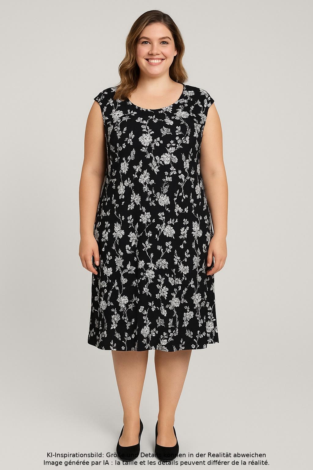 

Denim & Co. Damen Kleid, mehrfarbig, Gr. 48