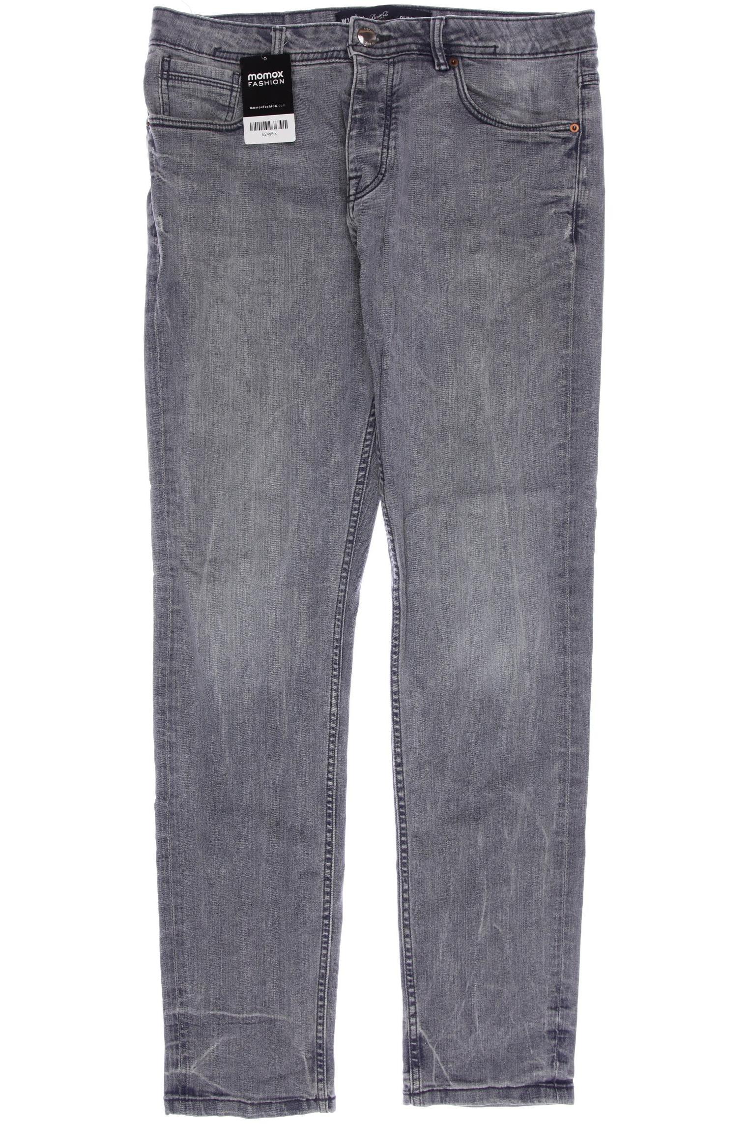 

Denim Co. Herren Jeans, grau