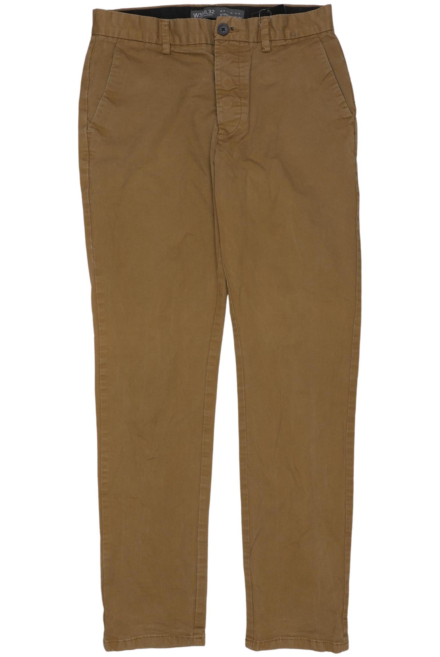 

Denim & Co. Herren Stoffhose, braun, Gr. 30