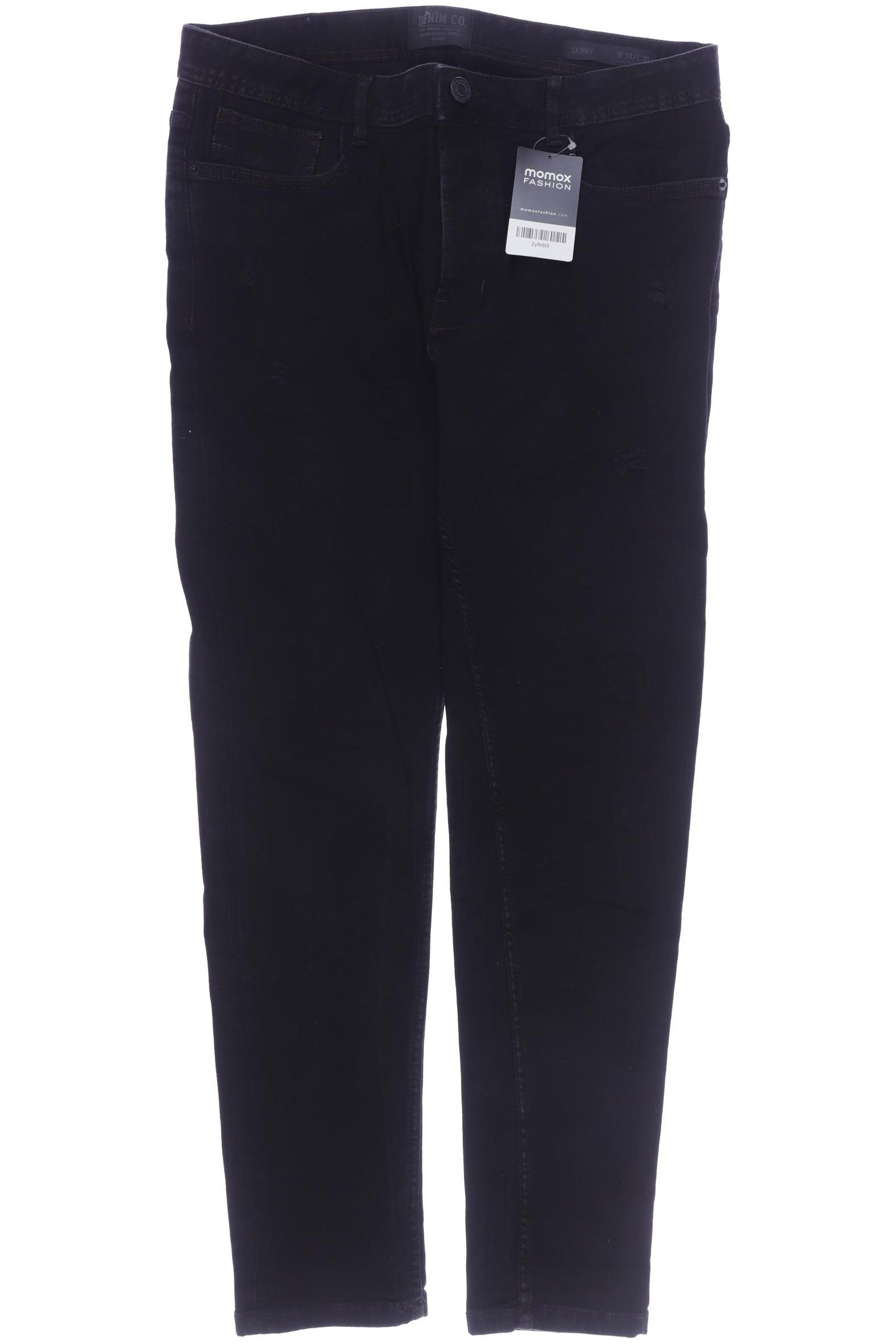 

Denim & Co. Herren Jeans, schwarz, Gr. 34