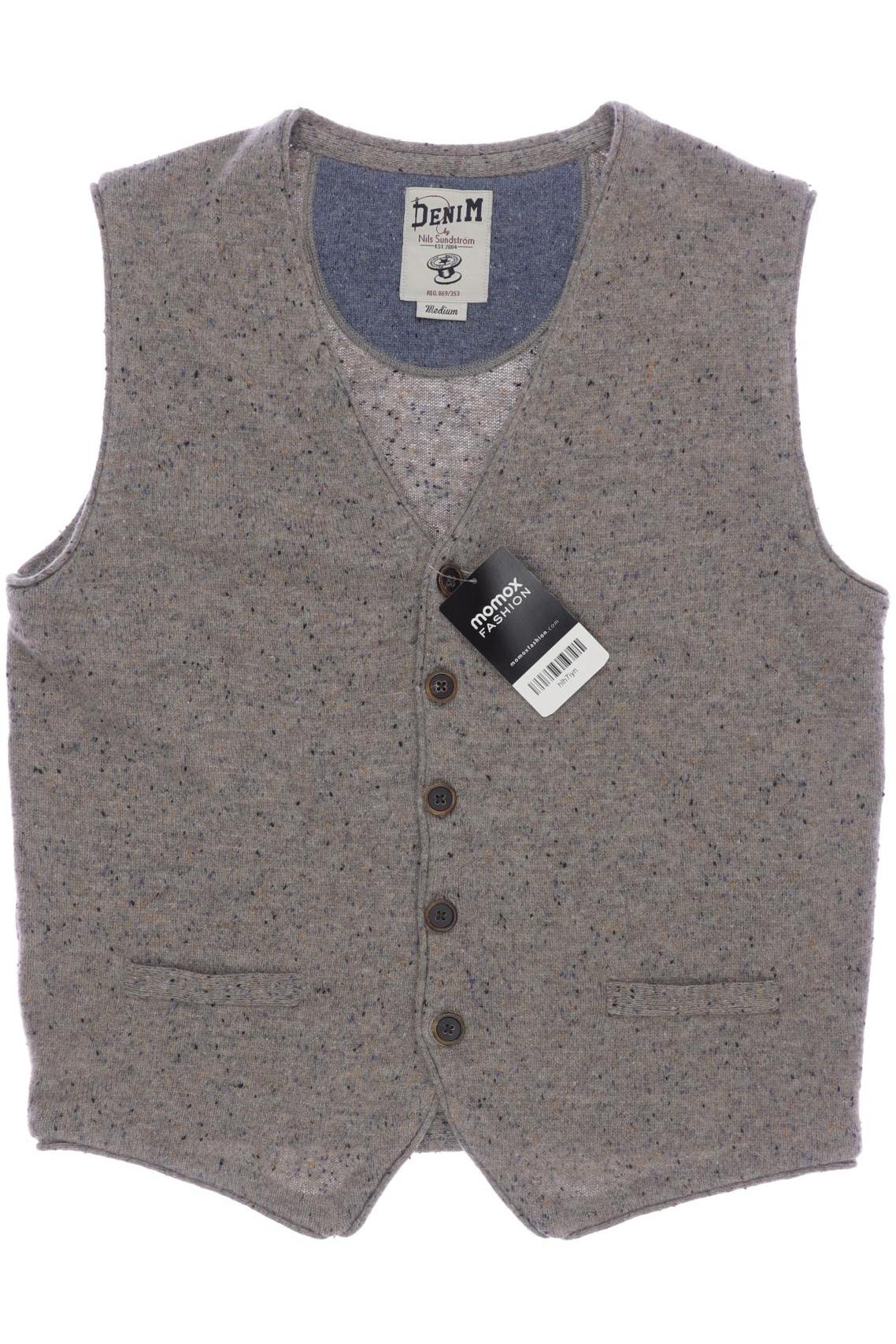 

Denim & Co. Herren Weste, grau, Gr. 48