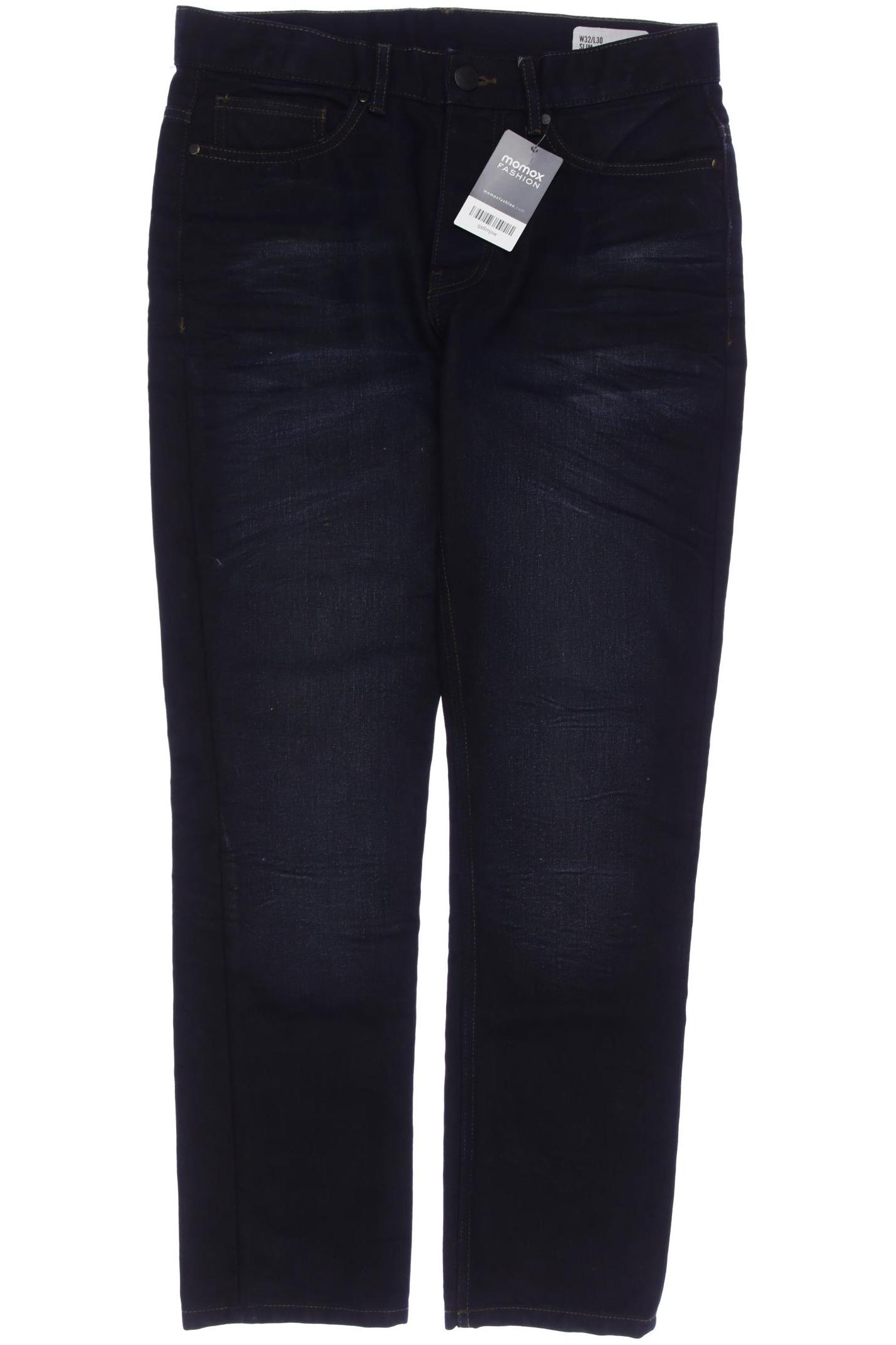 

Denim & Co. Herren Stoffhose, marineblau, Gr. 32