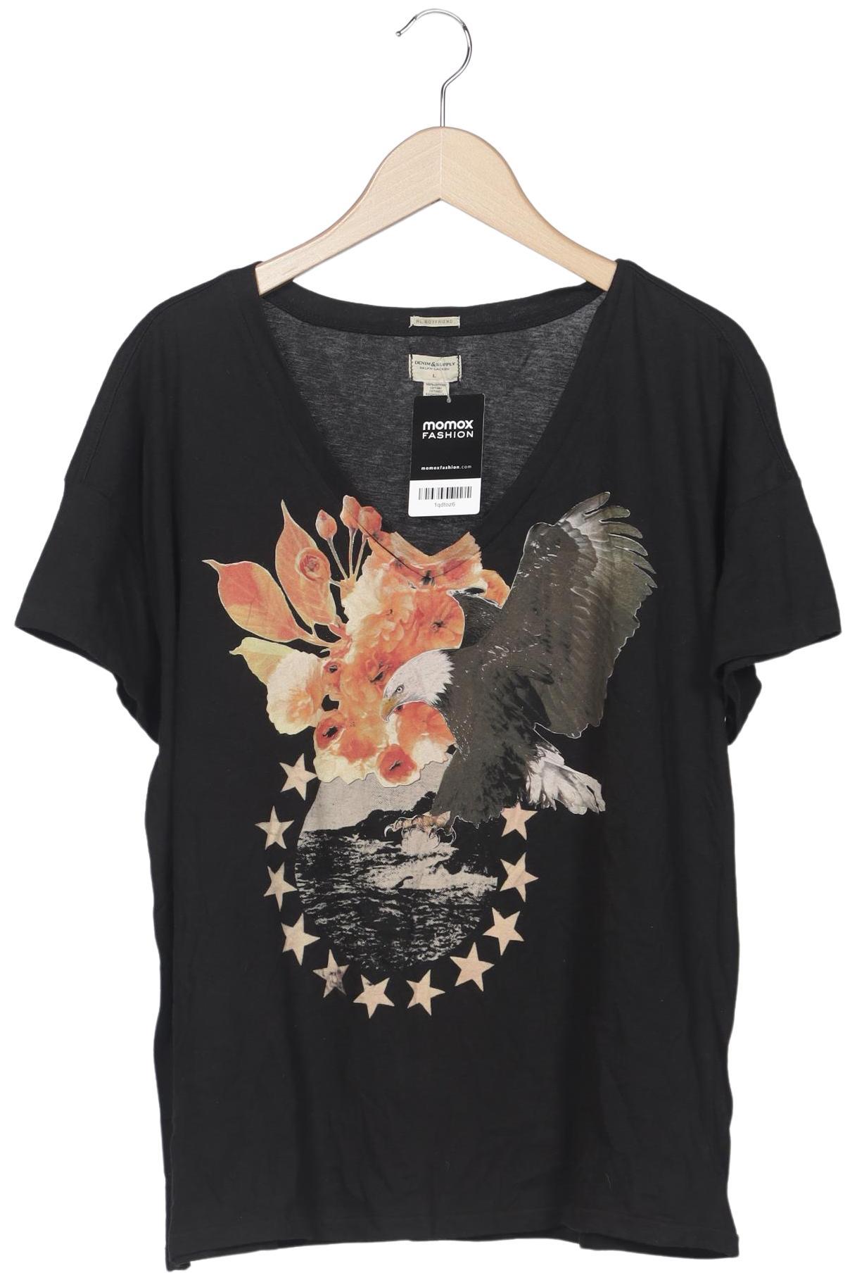 

Denim & Supply by Ralph Lauren Damen T-Shirt, schwarz, Gr. 42