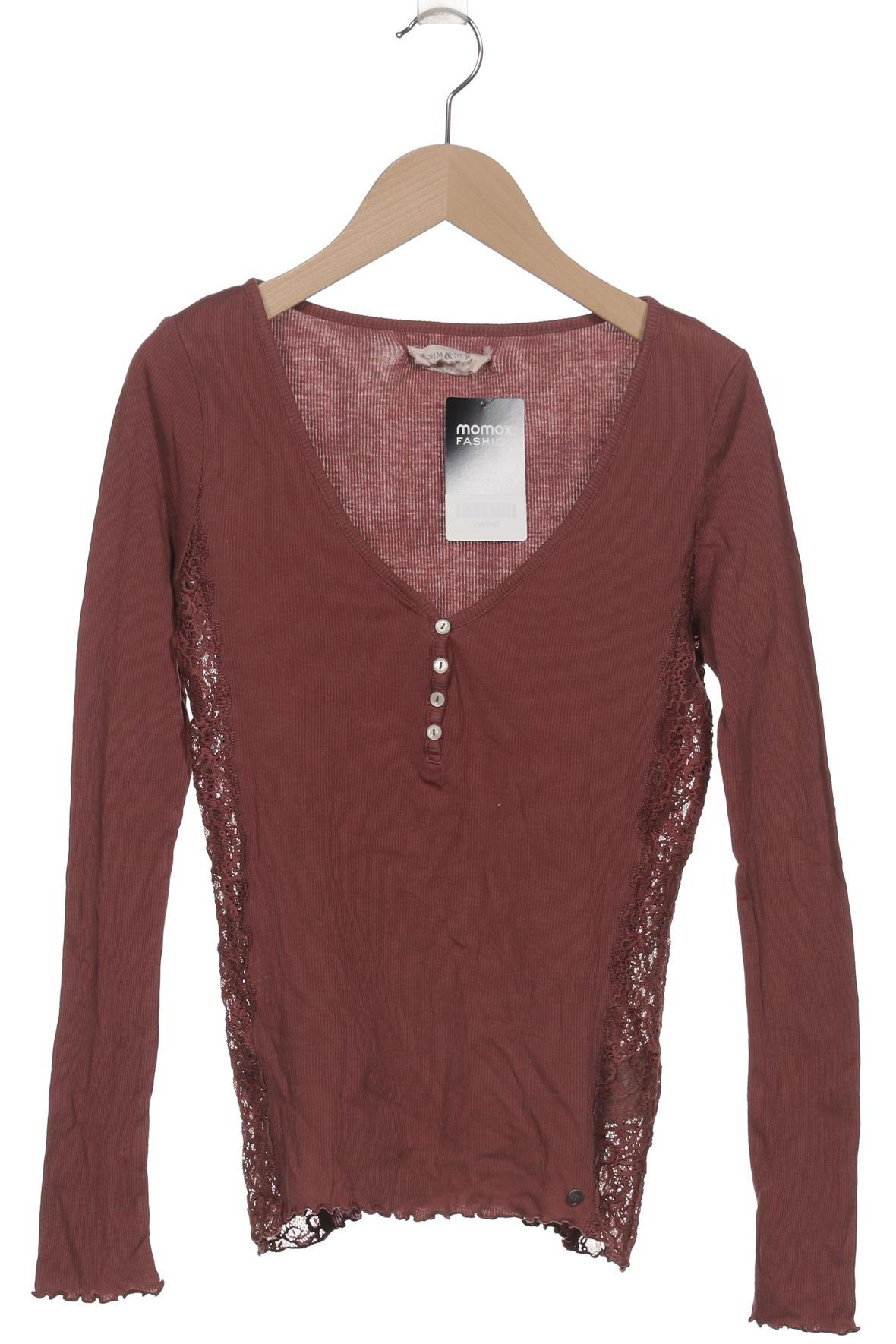 

Denim & Supply by Ralph Lauren Damen Langarmshirt, bordeaux, Gr. 34