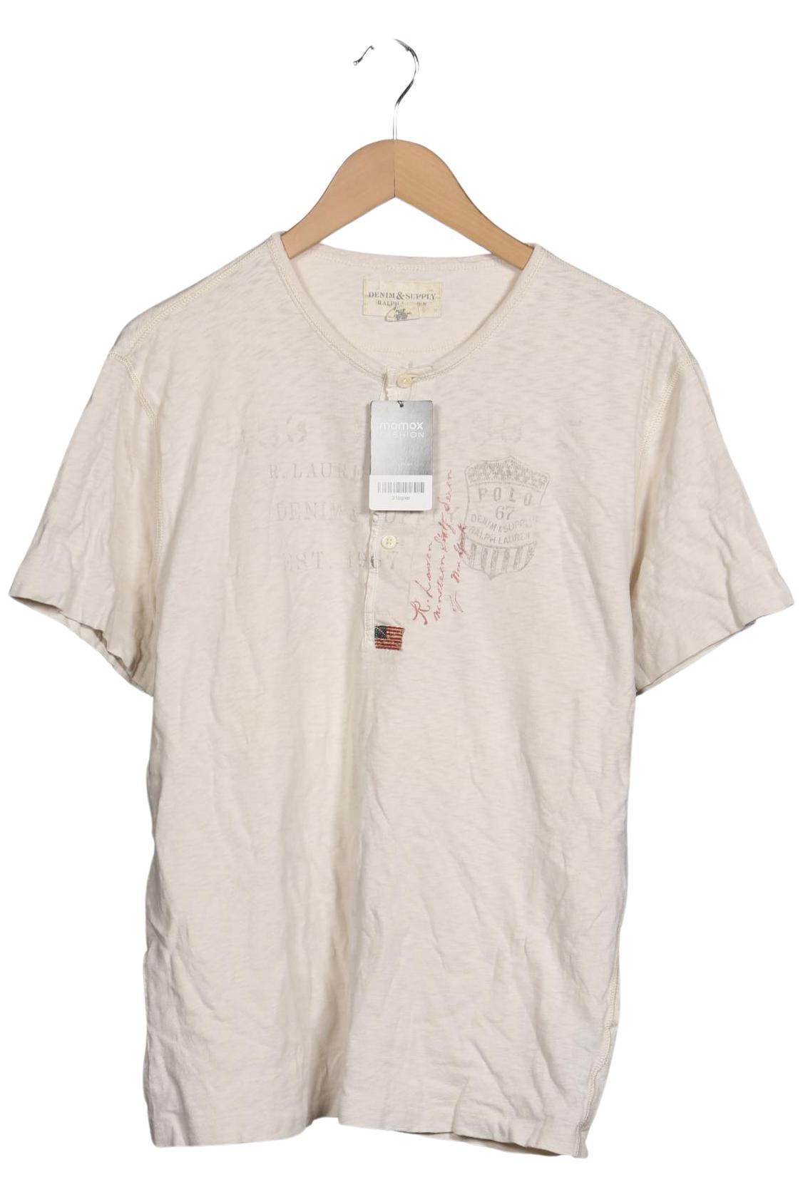 

Denim & Supply by Ralph Lauren Herren T-Shirt, cremeweiß, Gr. 52