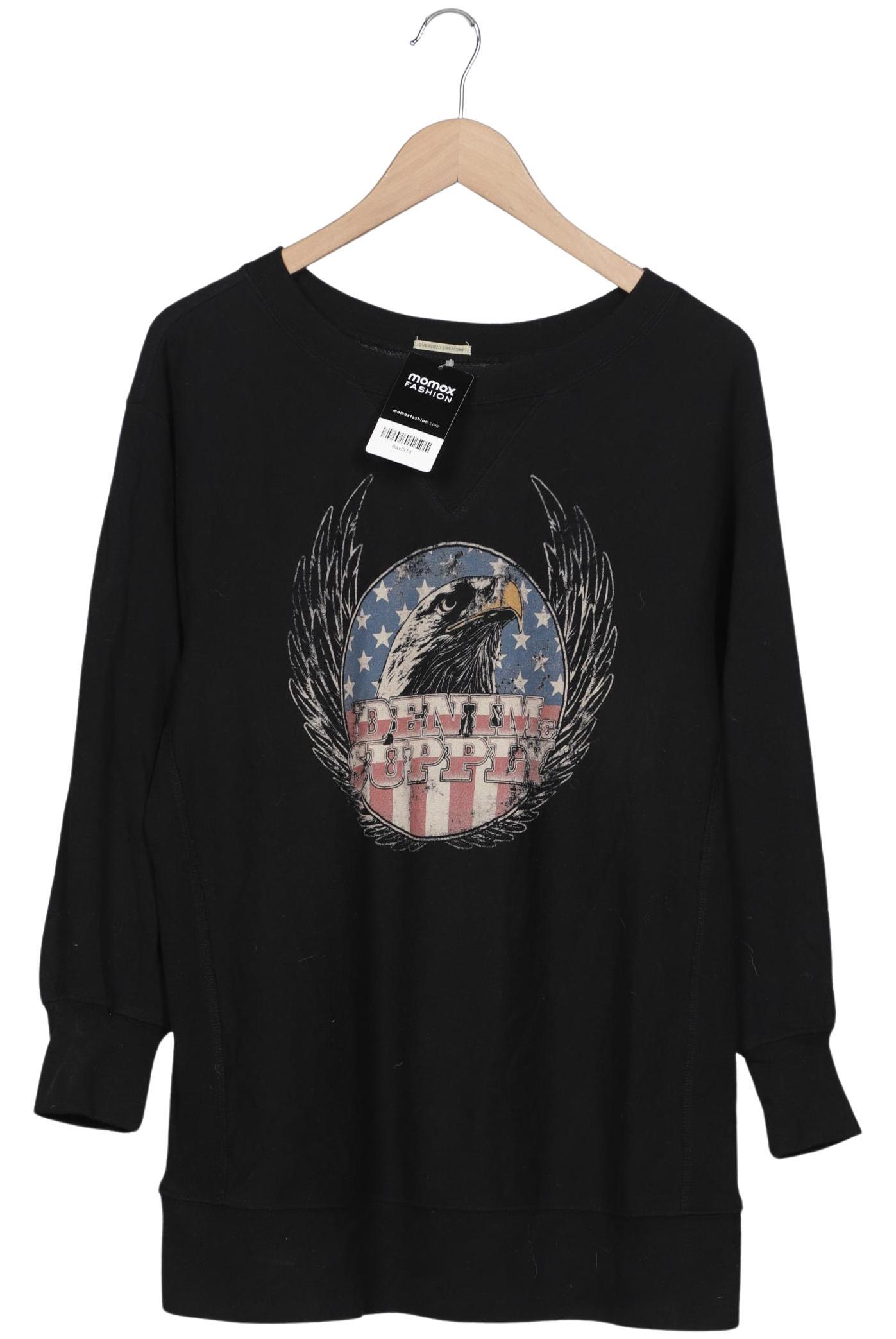 

Denim & Supply by Ralph Lauren Damen Sweatshirt, schwarz, Gr. 38