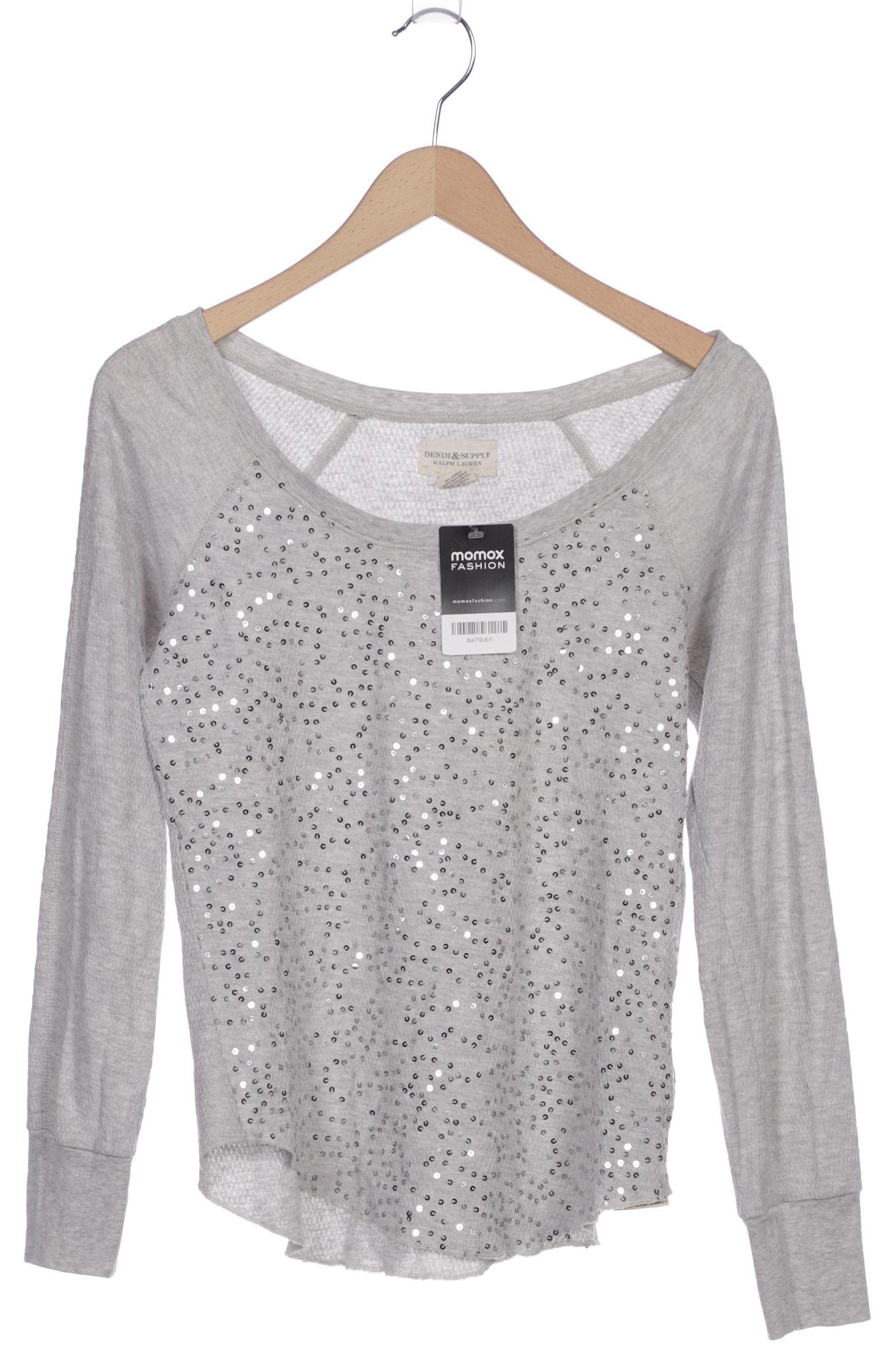 

Denim & Supply by Ralph Lauren Damen Langarmshirt, grau, Gr. 36