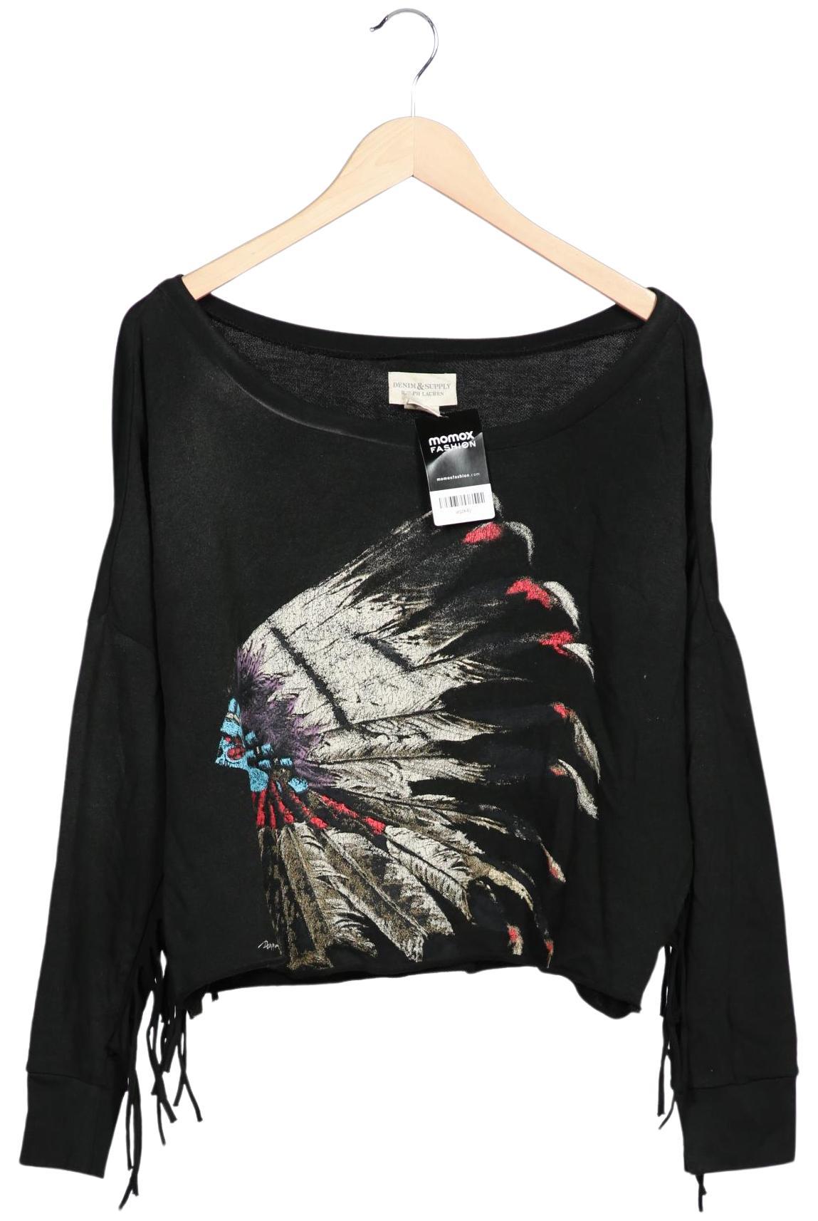 

Denim & Supply by Ralph Lauren Damen Sweatshirt, schwarz, Gr. 38