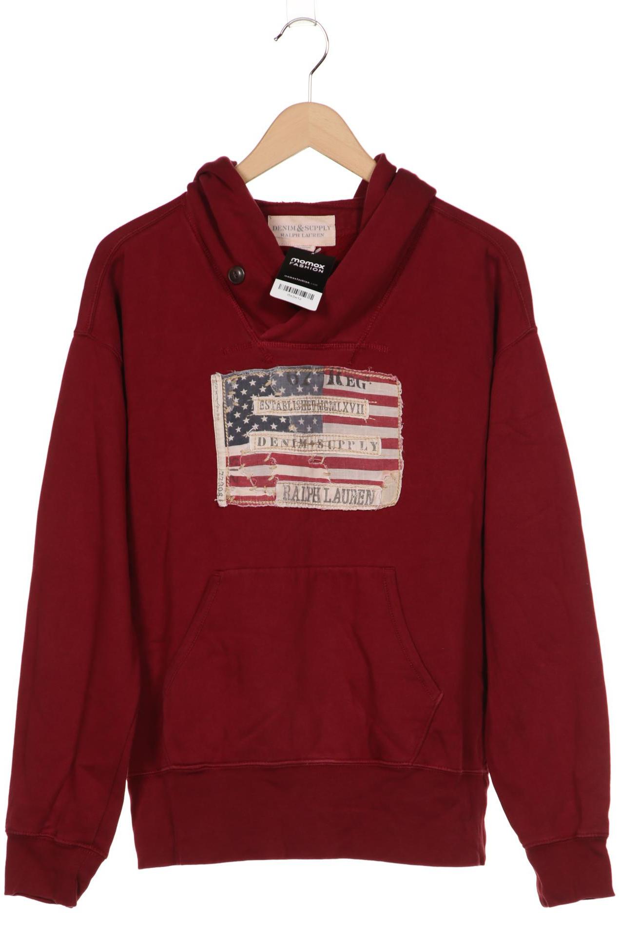

Denim & Supply by Ralph Lauren Herren Kapuzenpullover, bordeaux, Gr. 48