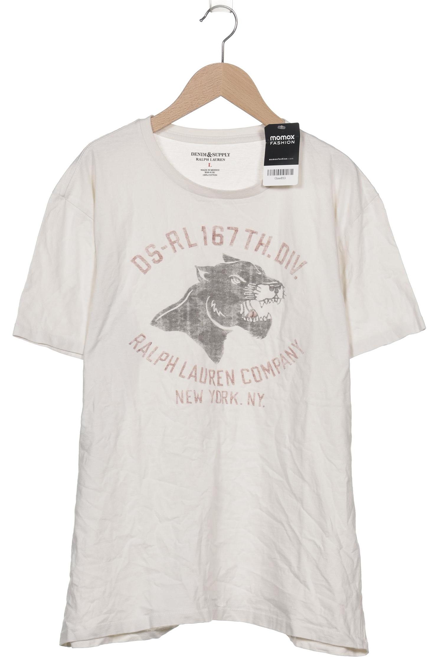 

Denim & Supply by Ralph Lauren Herren T-Shirt, cremeweiß, Gr. 52