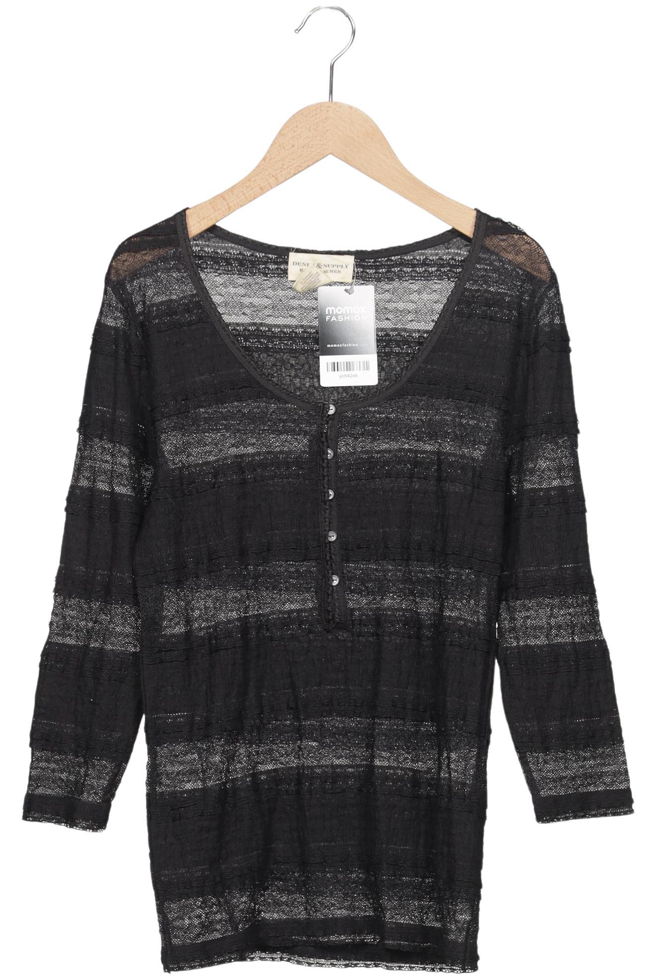 

Denim & Supply by Ralph Lauren Damen Langarmshirt, schwarz, Gr. 36