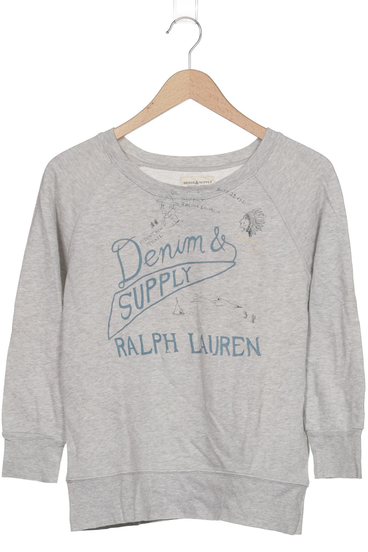 

Denim & Supply by Ralph Lauren Damen Sweatshirt, grau, Gr. 36