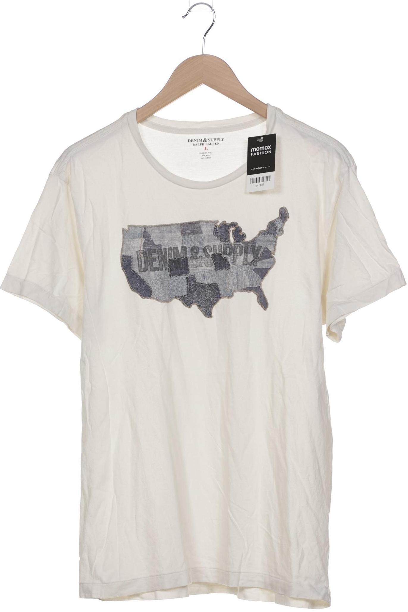 

Denim & Supply by Ralph Lauren Herren T-Shirt, cremeweiß, Gr. 52